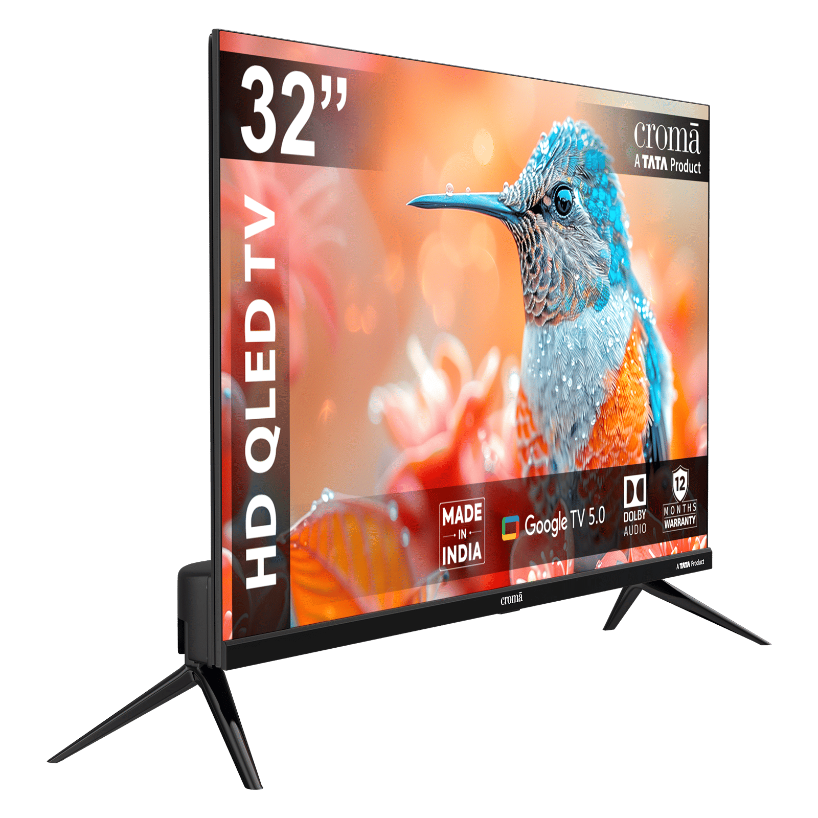 Croma 80 cm (32 inch) 2 Star HD QLED Smart Google TV 5.0 with Quad Core Processor (2026 model) Croma 80 cm (32 inch) 2 Star HD QLED Smart Google TV 5.0 with Quad Core Processor (2026 model)_5