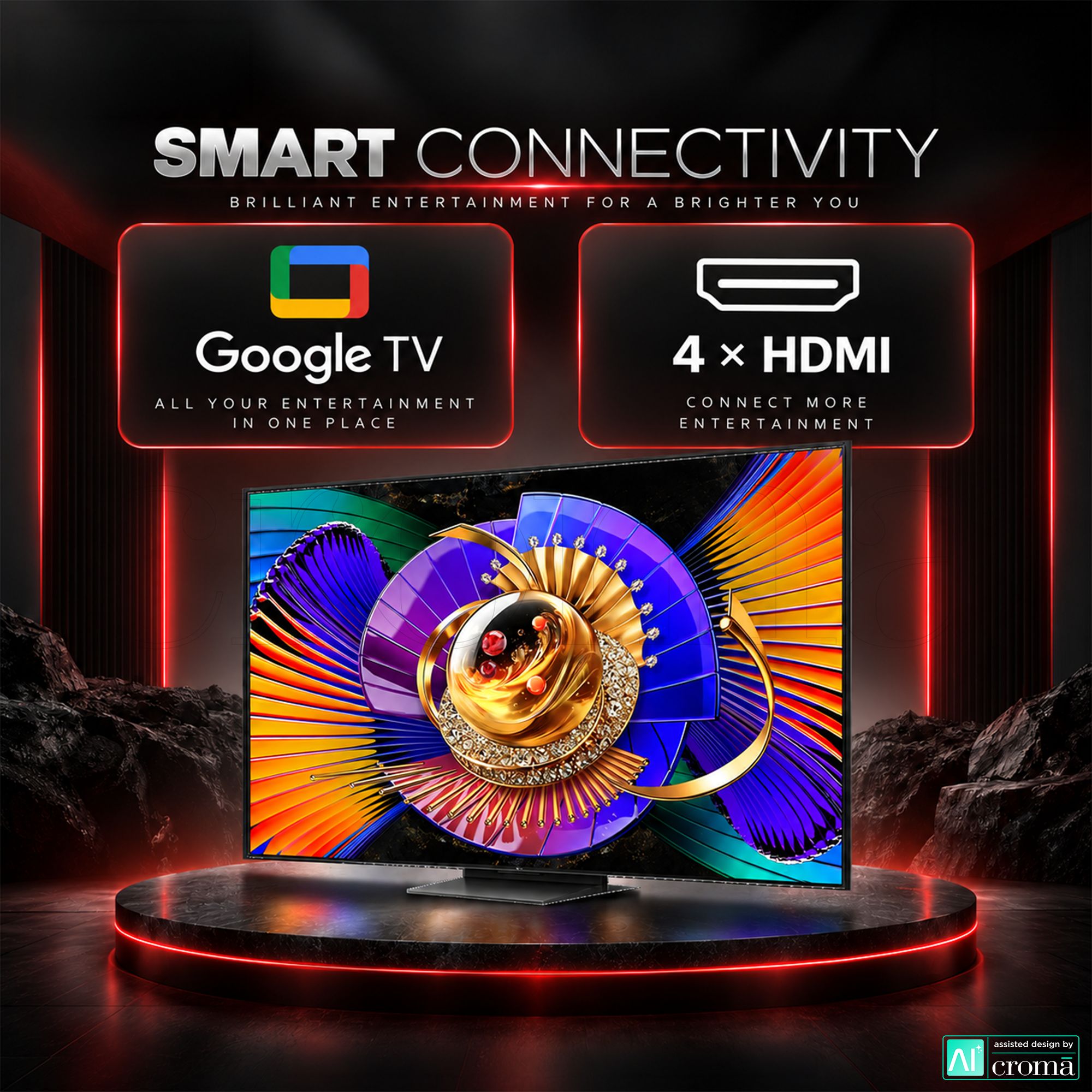 TCL C series 165.1 cm (65 inch) 2 Star SQD-Mini LED 4K Super Ultra HD Smart Google TV with Google Voice Assistant (2026 Model) TCL C series 165.1 cm (65 inch) 2 Star SQD-Mini LED 4K Super Ultra HD Smart Google TV with Google Voice Assistant (2026 Model)_5