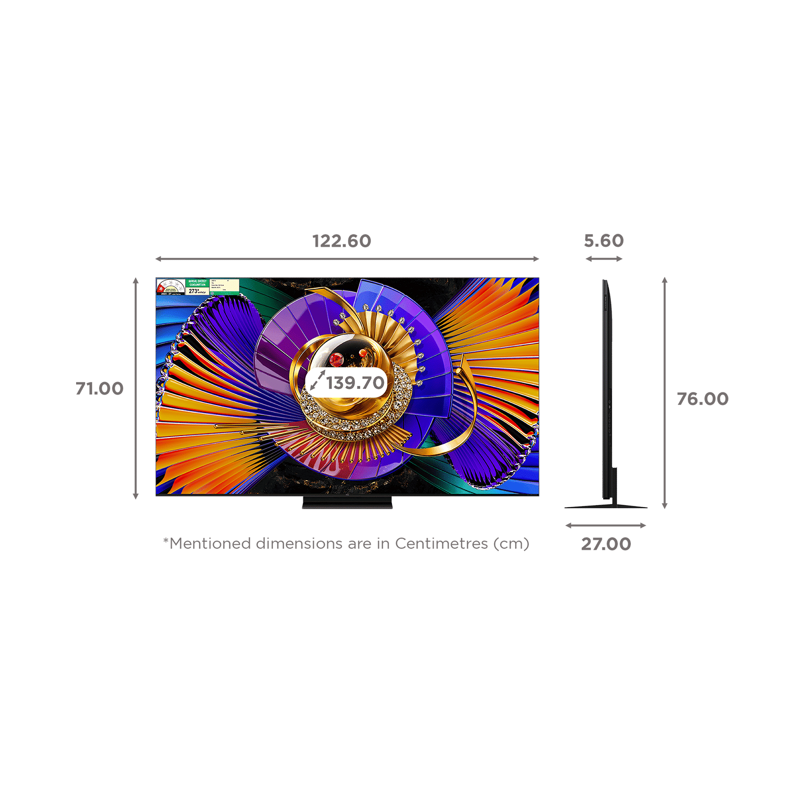TCL C series 139.7 cm (55 inch) 1 Star SQD-Mini LED 4K Super Ultra HD Smart Google TV with Google Voice Assistant (2026 Model) TCL C series 139.7 cm (55 inch) 1 Star SQD-Mini LED 4K Super Ultra HD Smart Google TV with Google Voice Assistant (2026 Model)_2
