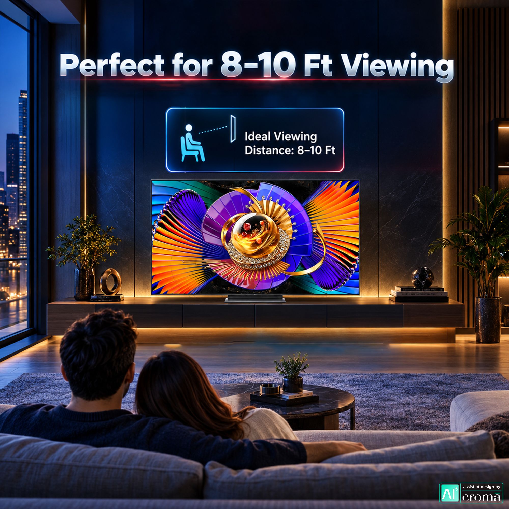 TCL C series 139.7 cm (55 inch) 1 Star SQD-Mini LED 4K Super Ultra HD Smart Google TV with Google Voice Assistant (2026 Model) TCL C series 139.7 cm (55 inch) 1 Star SQD-Mini LED 4K Super Ultra HD Smart Google TV with Google Voice Assistant (2026 Model)_6