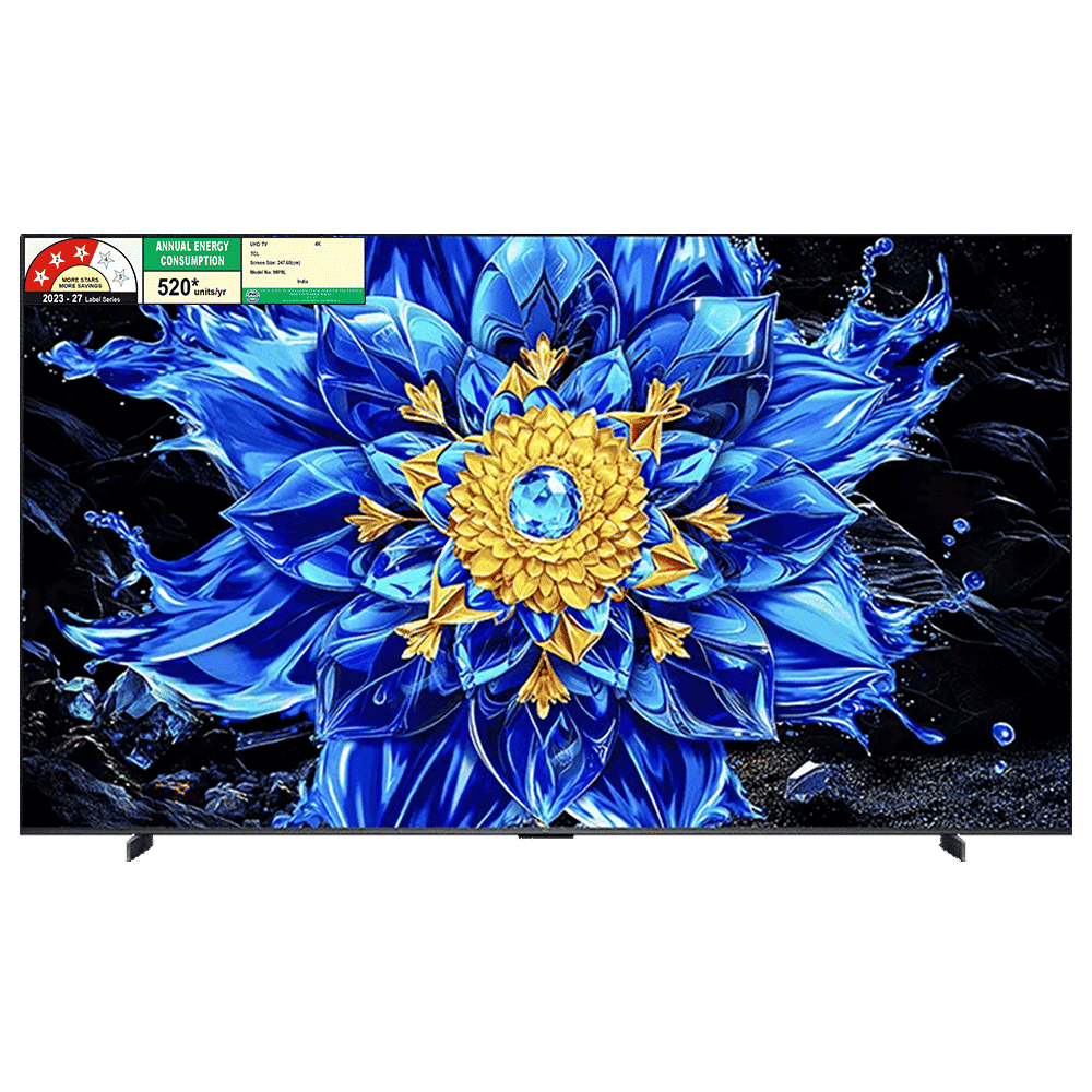 TCL P series 248.92 cm (98 inch) 3 Star QD-Mini LED 4K Super Ultra HD Smart Google TV with Google Voice Assistant (2026 Model) TCL P series 248.92 cm (98 inch) 3 Star QD-Mini LED 4K Super Ultra HD Smart Google TV with Google Voice Assistant (2026 Model)_1