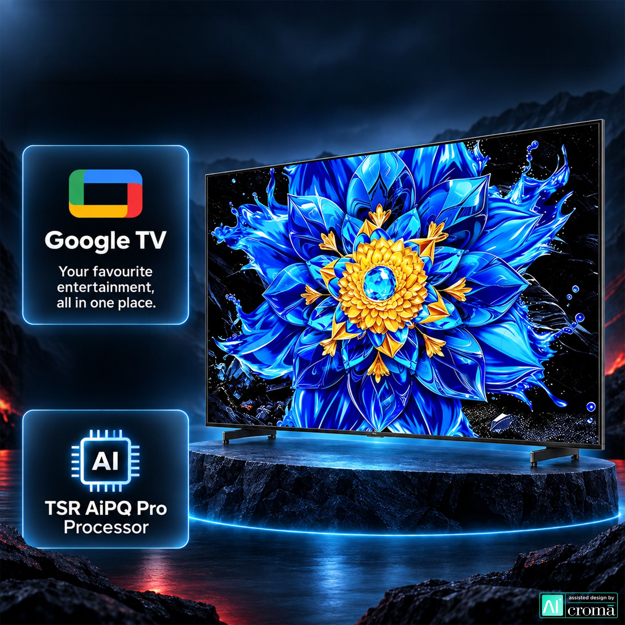 TCL P series 248.92 cm (98 inch) 3 Star QD-Mini LED 4K Super Ultra HD Smart Google TV with Google Voice Assistant (2026 Model) TCL P series 248.92 cm (98 inch) 3 Star QD-Mini LED 4K Super Ultra HD Smart Google TV with Google Voice Assistant (2026 Model)_4