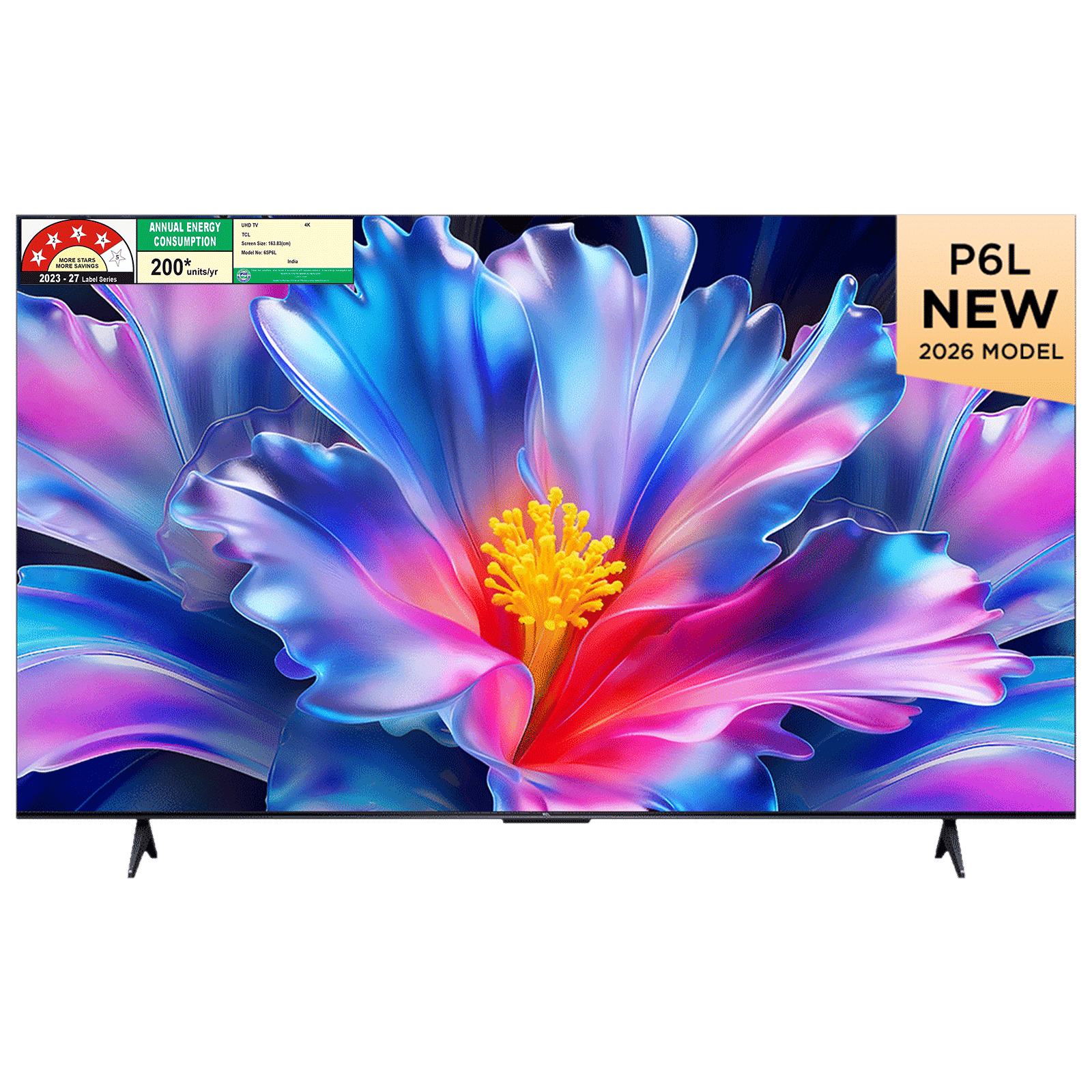 TCL P series 165.1 cm (65 inch) 4 Star LED 4K Super Ultra HD Smart Google TV with Google Voice Assistant (2026 Model) TCL P series 165.1 cm (65 inch) 4 Star LED 4K Super Ultra HD Smart Google TV with Google Voice Assistant (2026 Model)_1