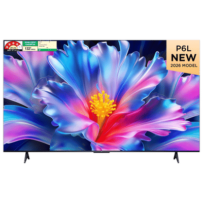 TCL P series 139.7 cm (55 inch) 4 Star LED 4K Super Ultra HD Smart Google TV with Google Voice Assistant (2026 Model)