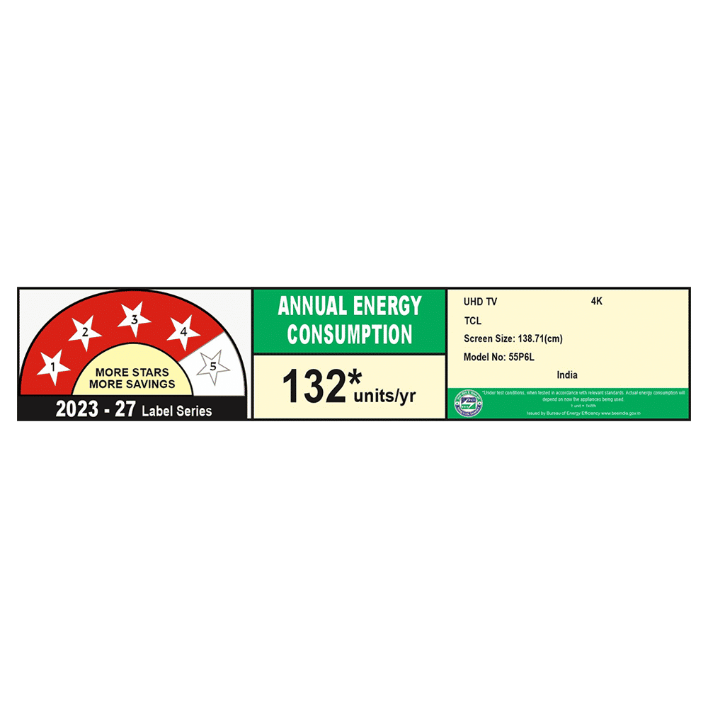 TCL P series 139.7 cm (55 inch) 4 Star LED 4K Super Ultra HD Smart Google TV with Google Voice Assistant (2026 Model)_2