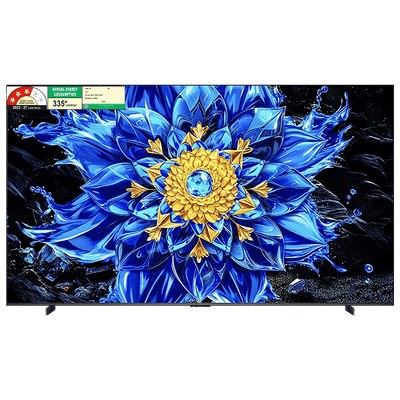TCL P Series 190.5 cm (75 inch) 3 Star QD-Mini LED Dimming & QLED 4K Super Ultra HD Smart Google TV with Google Voice Assistant (2026 Model)