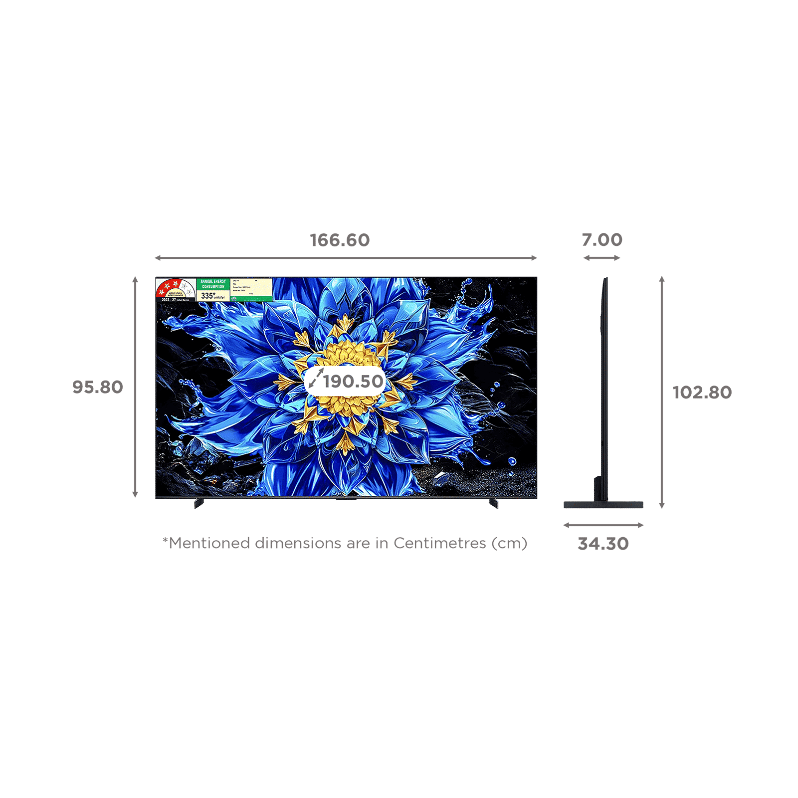 TCL P Series 190.5 cm (75 inch) 3 Star QD-Mini LED Dimming & QLED 4K Super Ultra HD Smart Google TV with Google Voice Assistant (2026 Model) TCL P Series 190.5 cm (75 inch) 3 Star QD-Mini LED Dimming & QLED 4K Super Ultra HD Smart Google TV with Google Voice Assistant (2026 Model)_11