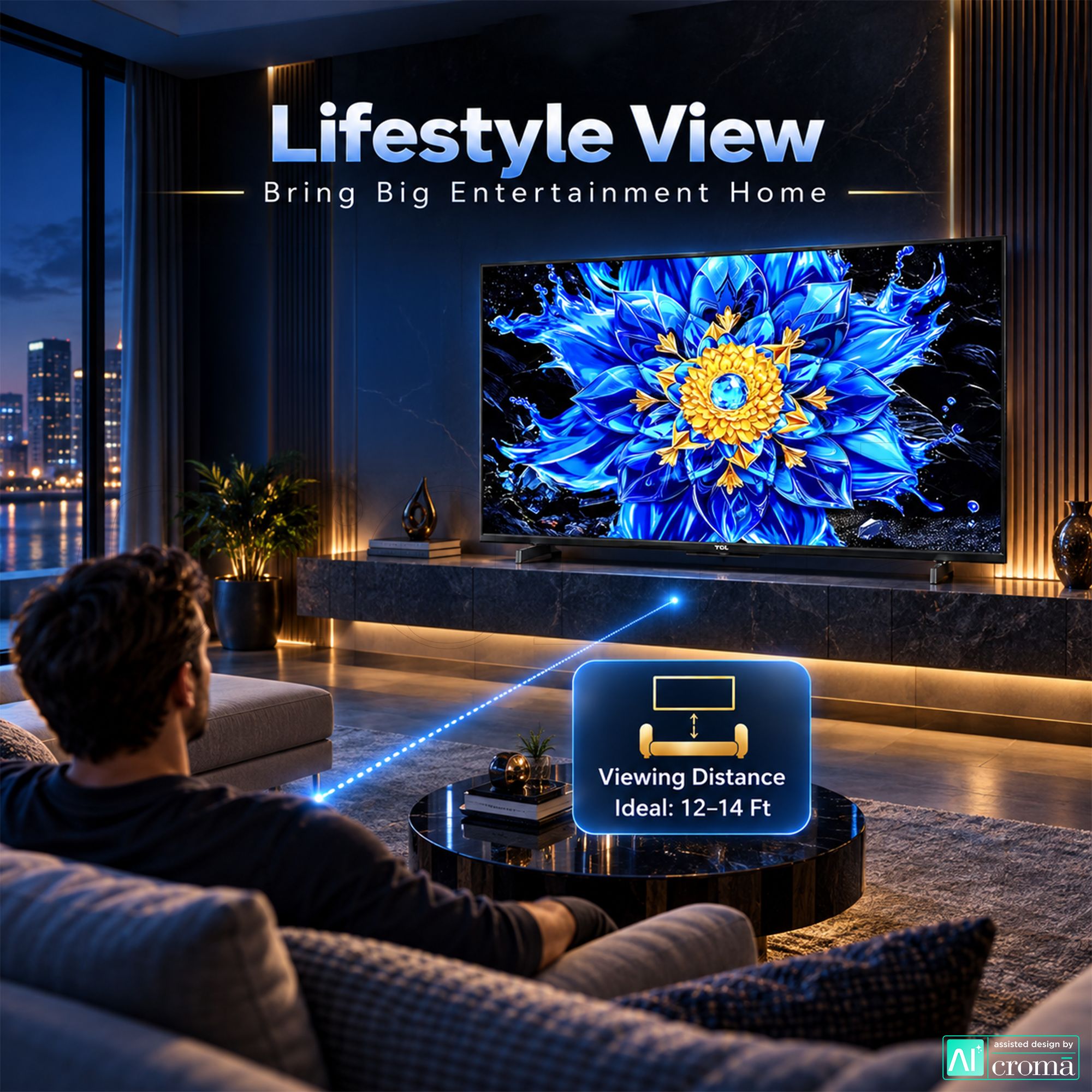 TCL P Series 190.5 cm (75 inch) 3 Star QD-Mini LED Dimming & QLED 4K Super Ultra HD Smart Google TV with Google Voice Assistant (2026 Model) TCL P Series 190.5 cm (75 inch) 3 Star QD-Mini LED Dimming & QLED 4K Super Ultra HD Smart Google TV with Google Voice Assistant (2026 Model)_6