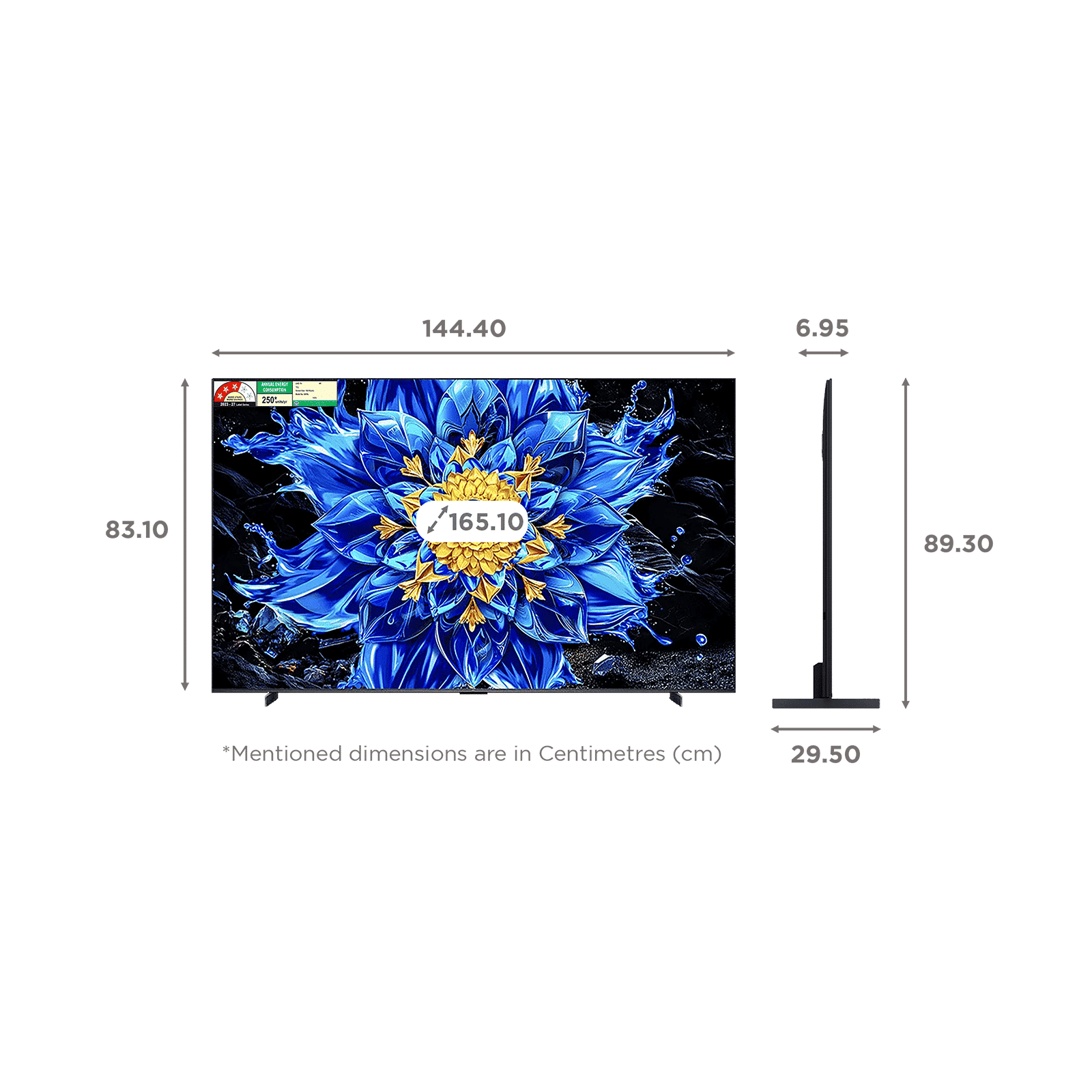 TCL P Series 165.1 cm (65 inch) 3 Star QD-Mini LED Dimming & QLED 4K Super Ultra HD Smart Google TV with Google Voice Assistant (2026 Model) TCL P Series 165.1 cm (65 inch) 3 Star QD-Mini LED Dimming & QLED 4K Super Ultra HD Smart Google TV with Google Voice Assistant (2026 Model)_10