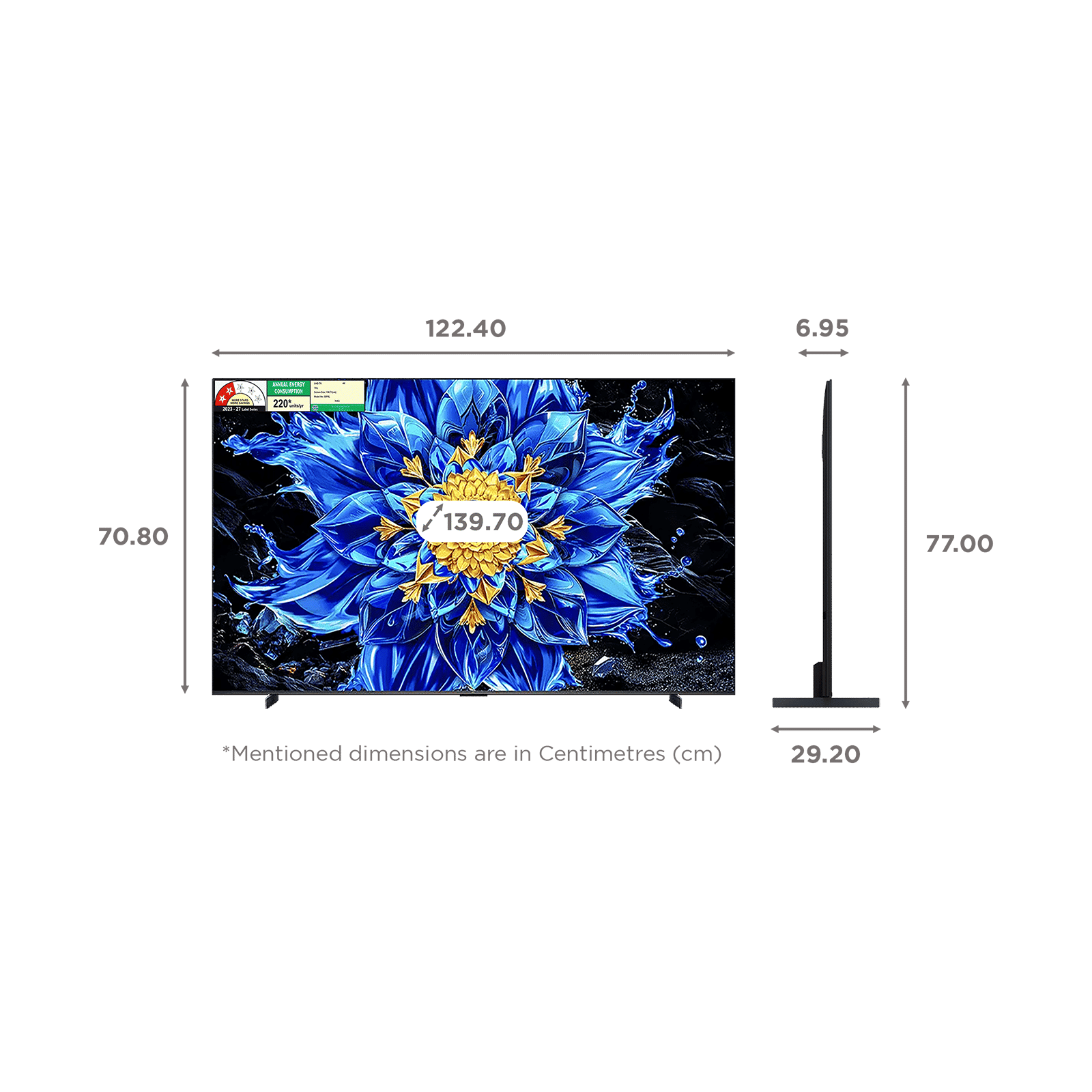 TCL P Series 139.7 cm (55 inch) 2 Star QD-Mini LED Dimming & QLED 4K Super Ultra HD Smart Google TV with Google Voice Assistant (2026 Model) TCL P Series 139.7 cm (55 inch) 2 Star QD-Mini LED Dimming & QLED 4K Super Ultra HD Smart Google TV with Google Voice Assistant (2026 Model)_2