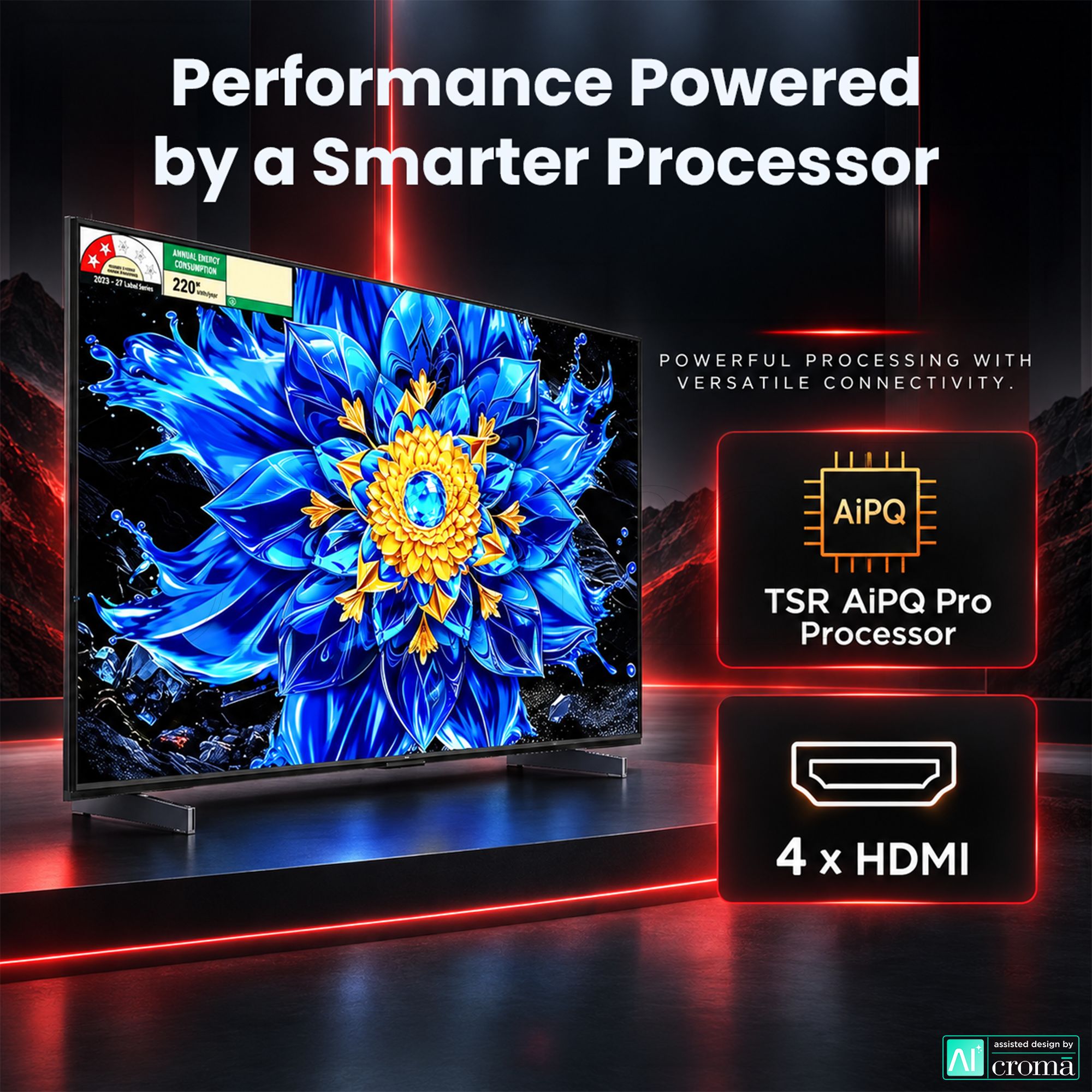 TCL P Series 139.7 cm (55 inch) 2 Star QD-Mini LED Dimming & QLED 4K Super Ultra HD Smart Google TV with Google Voice Assistant (2026 Model)_6