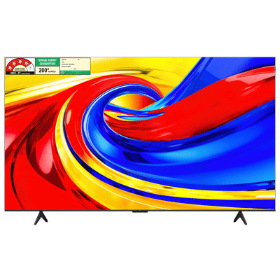 TCL P Series 165.1 cm (65 inch) 4 Star QLED
                      4K Super Ultra HD Smart Google TV with Google
                      Voice Assistant (2026 Model)