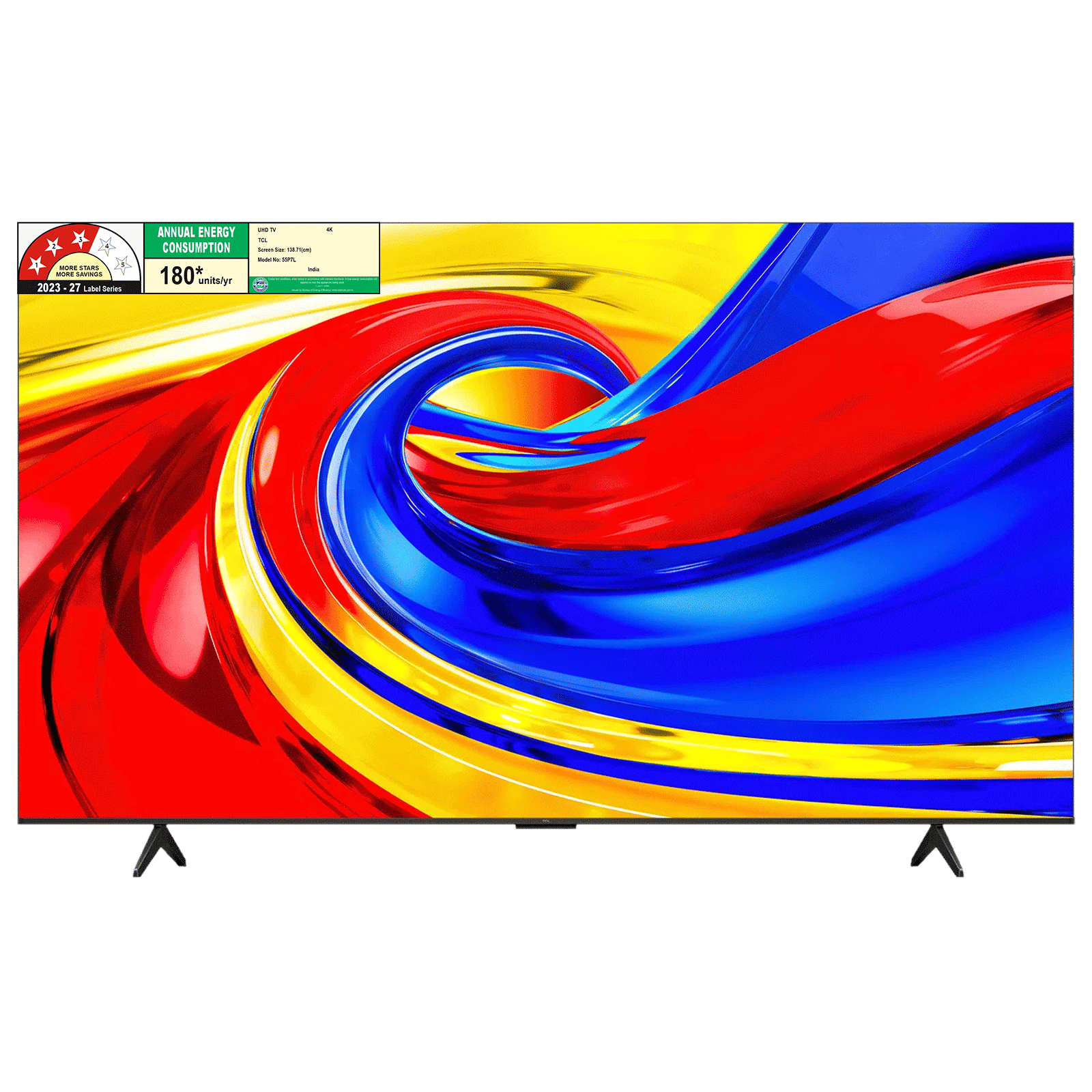 TCL P Series 139.7 cm (55 inch) 3 Star QLED 4K Super Ultra HD Smart Google TV with Google Voice Assistant (2026 Model) TCL P Series 139.7 cm (55 inch) 3 Star QLED 4K Super Ultra HD Smart Google TV with Google Voice Assistant (2026 Model)_1