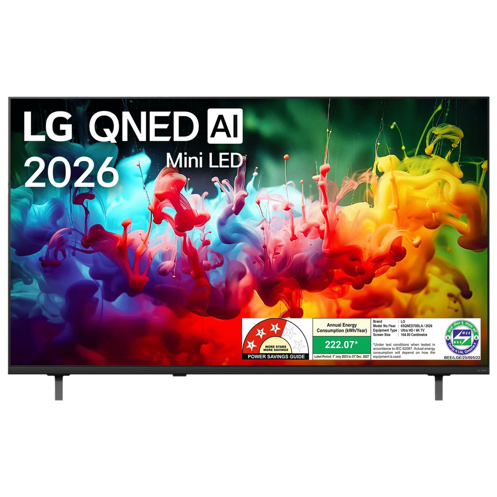 LG QNED70 165 cm (65 inch) QNED Mini LED 4K Ultra HD Smart webOS TV with Intelligent Voice Recognition (2026 model)_1