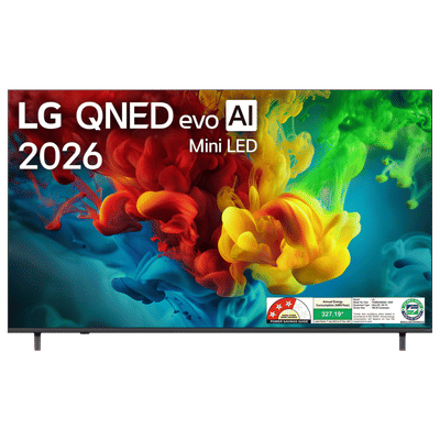 LG QNED82 190 cm (75 inch) 3 Star QNED Mini LED 4K Ultra HD Smart webOS TV with Ambient Filmmaker Mode (2026 model)