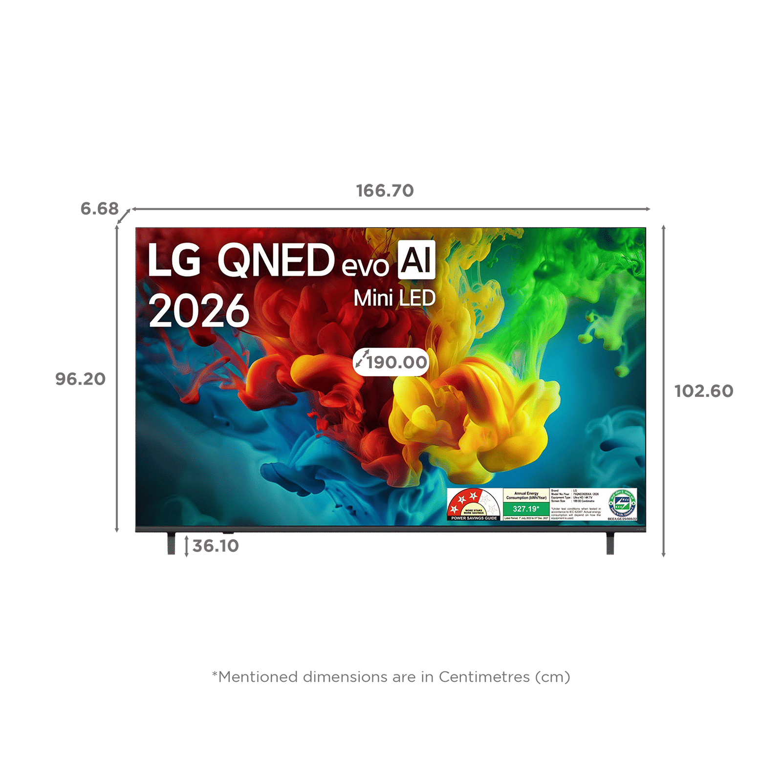 LG QNED82 190 cm (75 inch) QNED Mini LED 4K Ultra HD Smart webOS TV with Ambient Filmmaker Mode (2026 model) LG QNED82 190 cm (75 inch) QNED Mini LED 4K Ultra HD Smart webOS TV with Ambient Filmmaker Mode (2026 model)_2