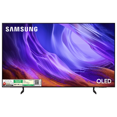 SAMSUNG S85H 140 cm (55 inch) OLED 4K Ultra
                      HD Smart Tizen TV with AI Football Mode (2026
                      Model)