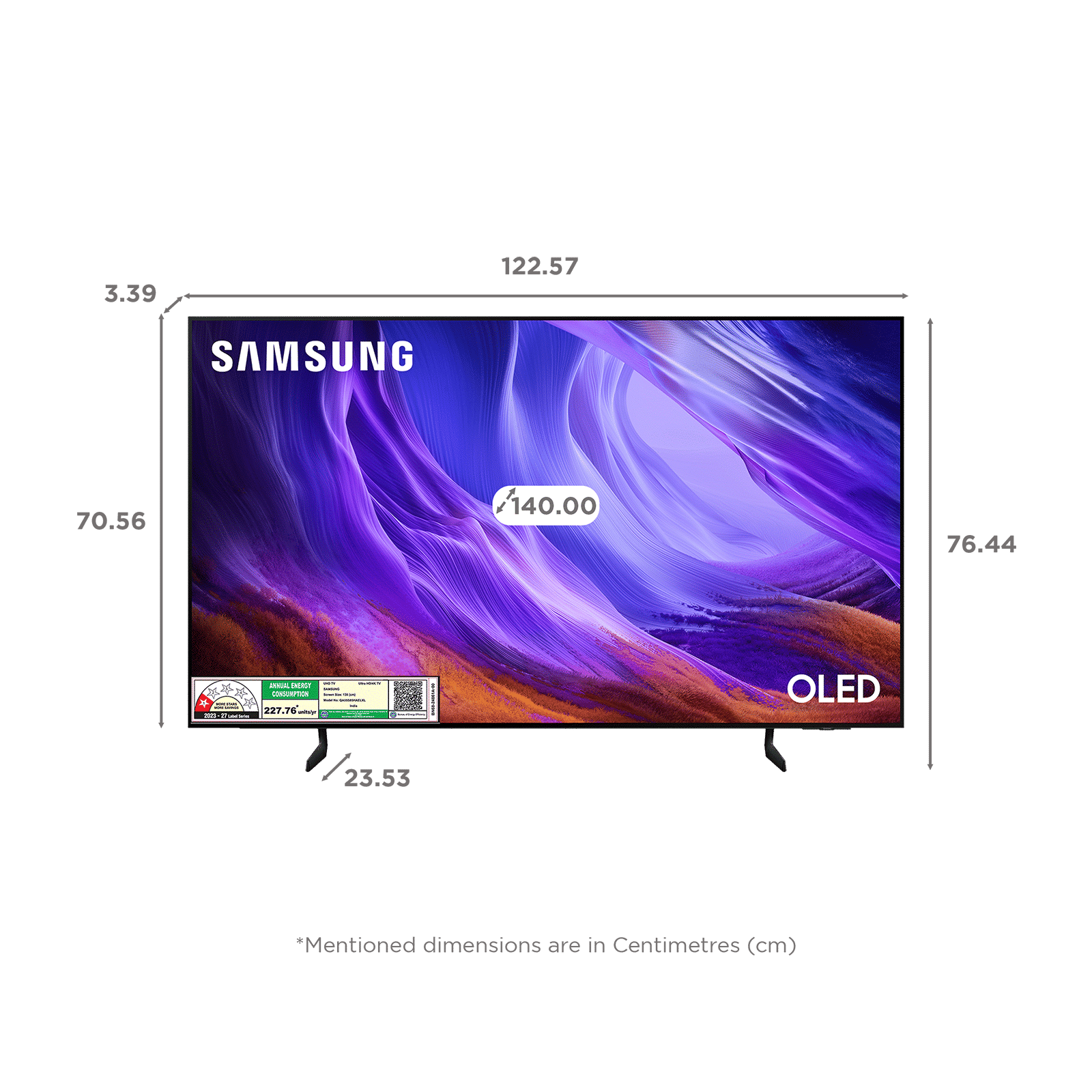 SAMSUNG S85H 140 cm (55 inch) OLED 4K Ultra HD Smart Tizen TV with AI Football Mode (2026 Model) SAMSUNG S85H 140 cm (55 inch) OLED 4K Ultra HD Smart Tizen TV with AI Football Mode (2026 Model)_2