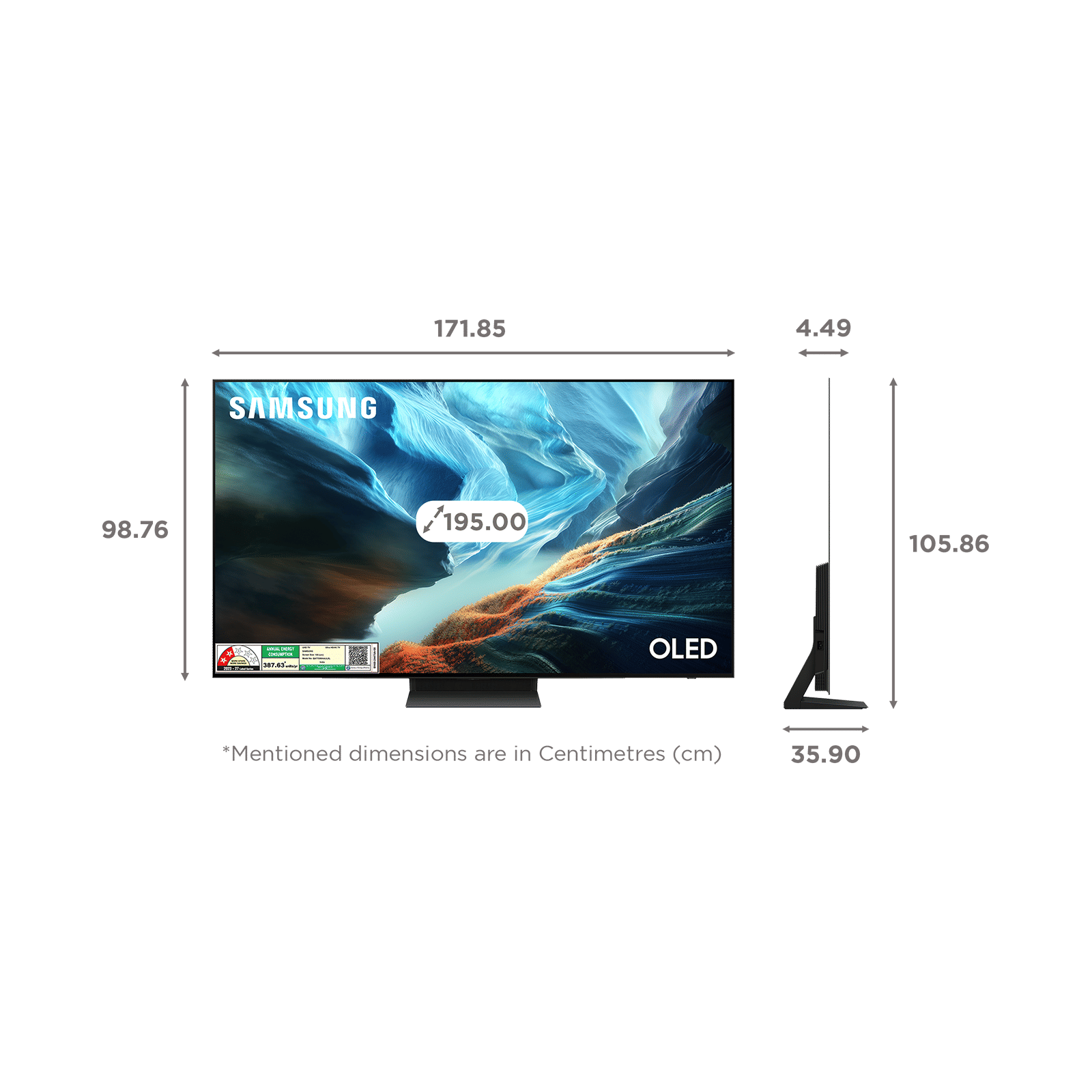 SAMSUNG S90H 195 cm (77 inch) OLED 4K Ultra HD Smart Tizen TV with AI Football Mode Pro (2026 Model) SAMSUNG S90H 195 cm (77 inch) OLED 4K Ultra HD Smart Tizen TV with AI Football Mode Pro (2026 Model)_2