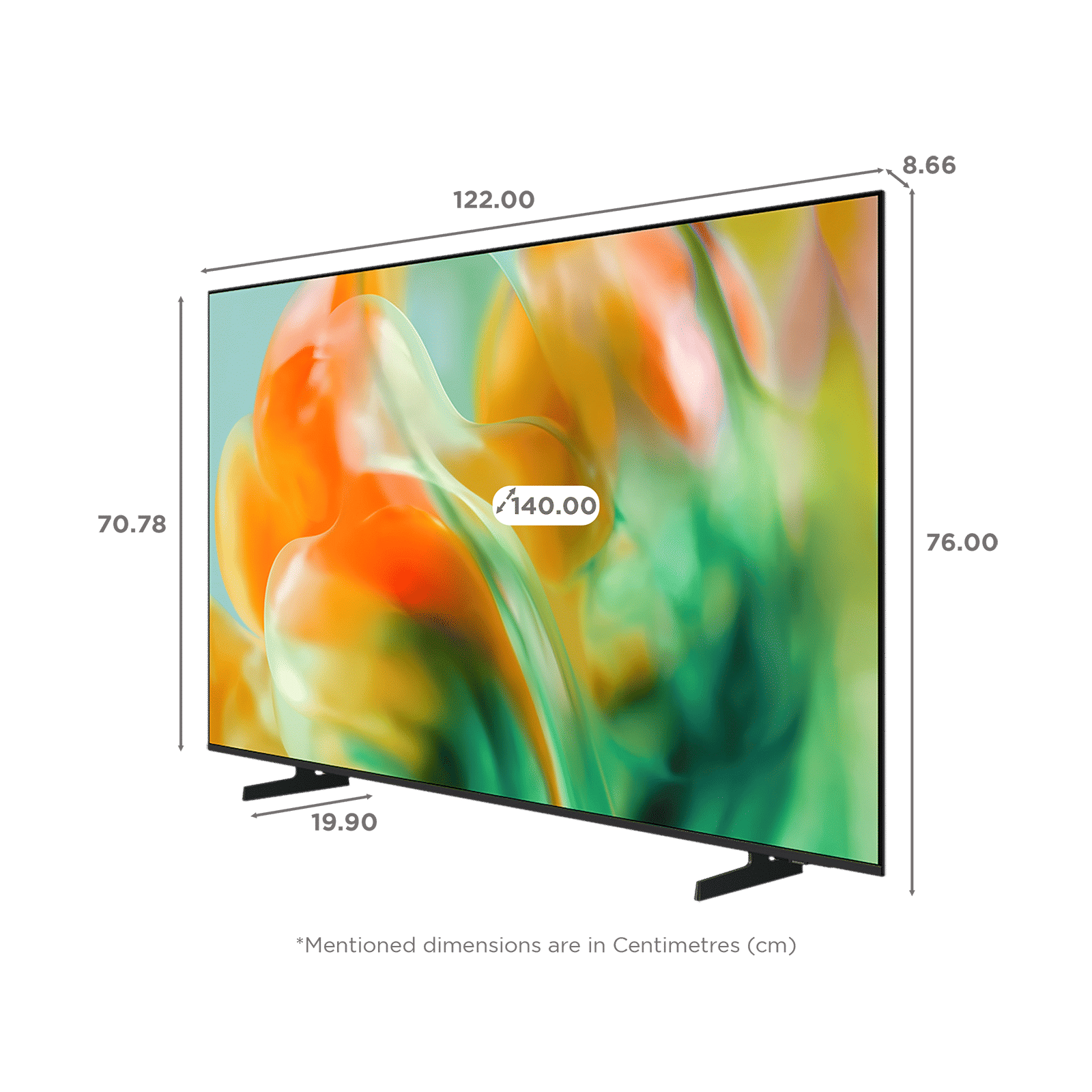 SAMSUNG M80H 140 cm (55 inch) 4K Ultra HD Mini LED Smart Tizen TV with Google Voice Assistant (2026 Model)_2