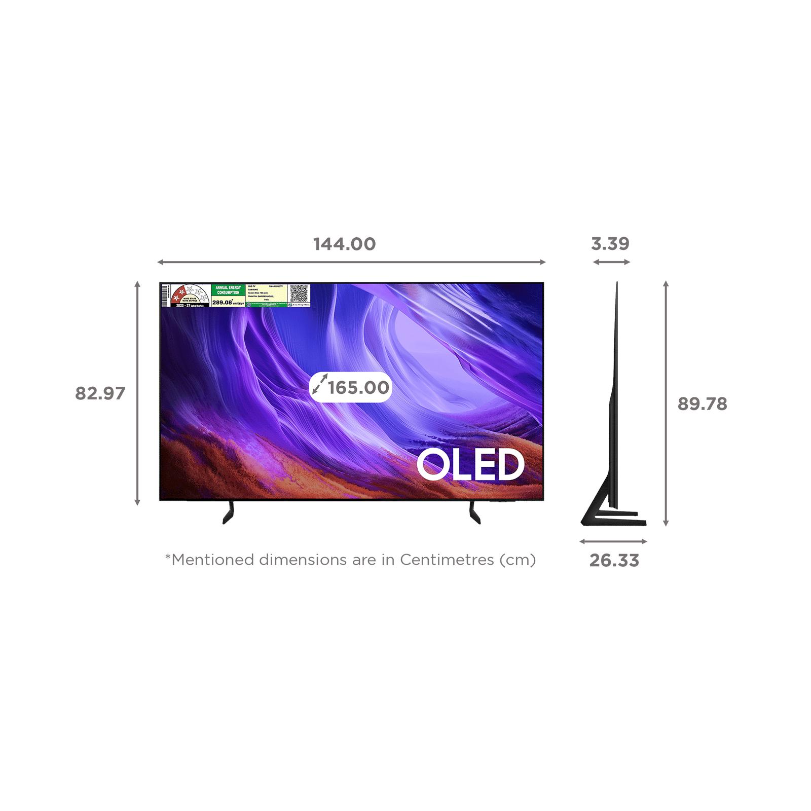 SAMSUNG S85H 165 cm (65 inch) OLED 4K Ultra HD Smart Tizen TV with Voice Assistant (2026 Model) SAMSUNG S85H 165 cm (65 inch) OLED 4K Ultra HD Smart Tizen TV with Voice Assistant (2026 Model)_2