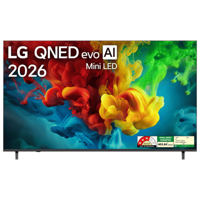LG QNED82 215.9 cm (85 inch) 3 Star QNED Mini LED 4K Ultra HD Smart webOS TV with Filmmaker Ambient Mode (2026 model)