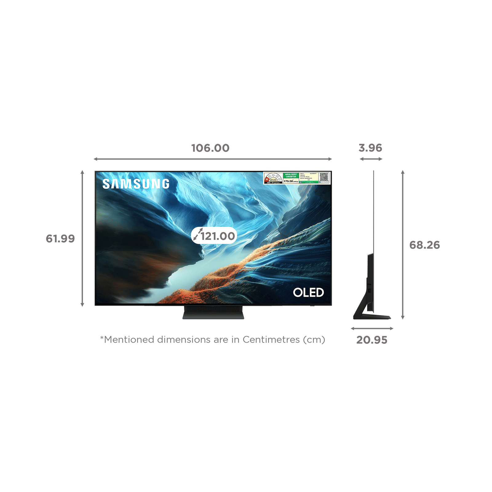 SAMSUNG S90H 121 cm (48 inch) OLED 4K Ultra HD Smart Tizen TV with Voice Assistant (2026 Model)_2