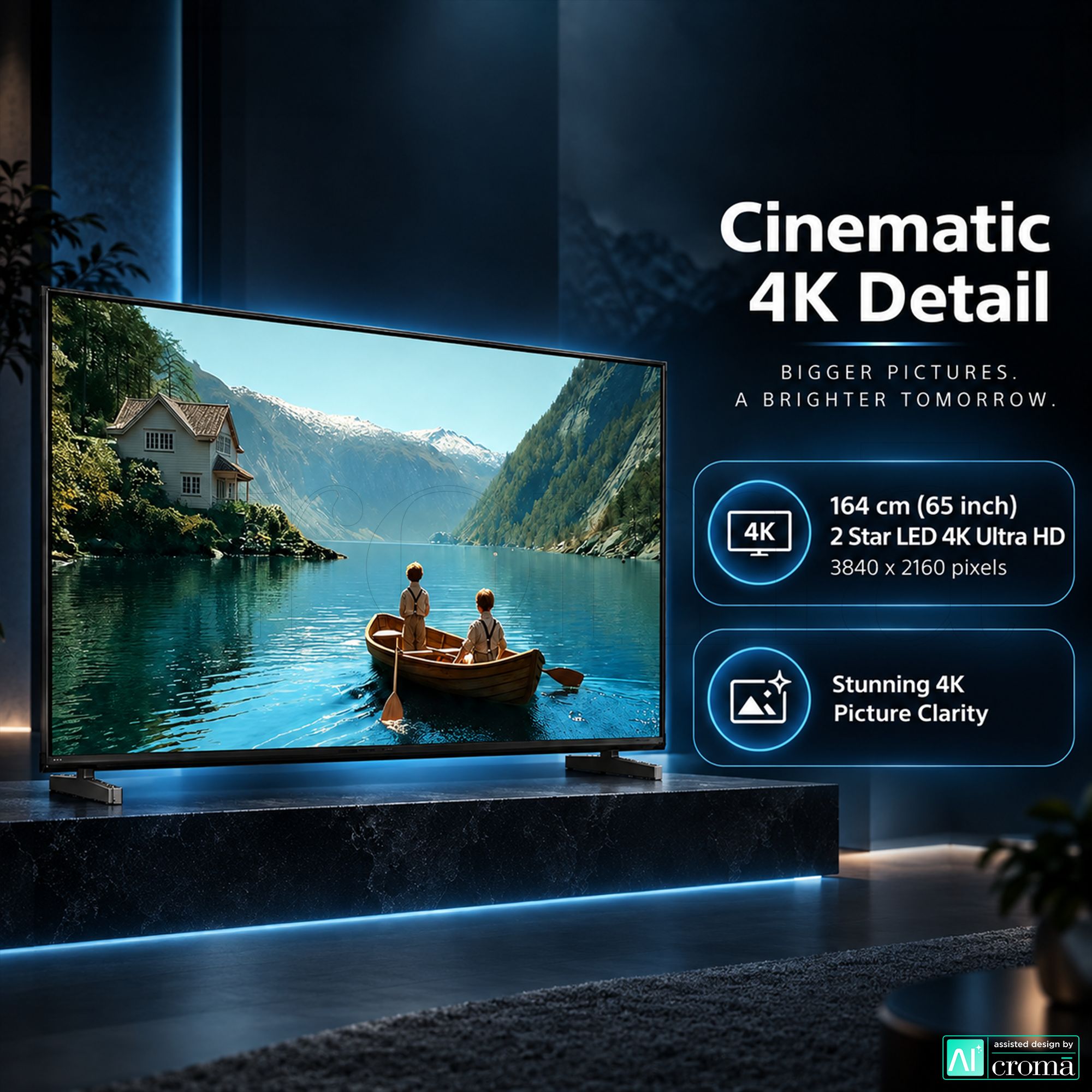 SONY BRAVIA 3 II 164 cm (65 inch) 2 Star LED 4K Ultra HD Smart Google TV with Voice Assistant (2026 model)_4