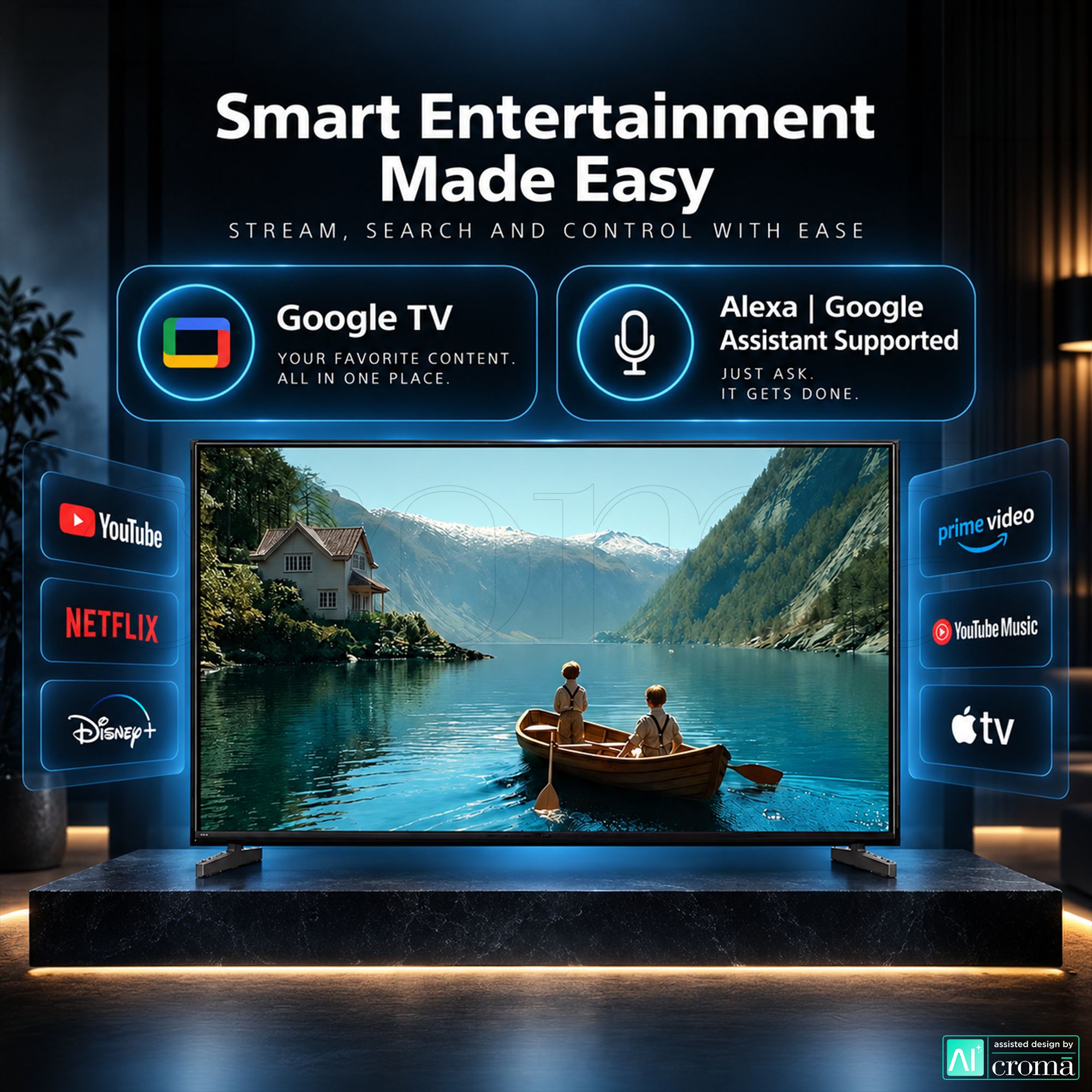 SONY BRAVIA 3 II 164 cm (65 inch) 2 Star LED 4K Ultra HD Smart Google TV with Voice Assistant (2026 model)_5