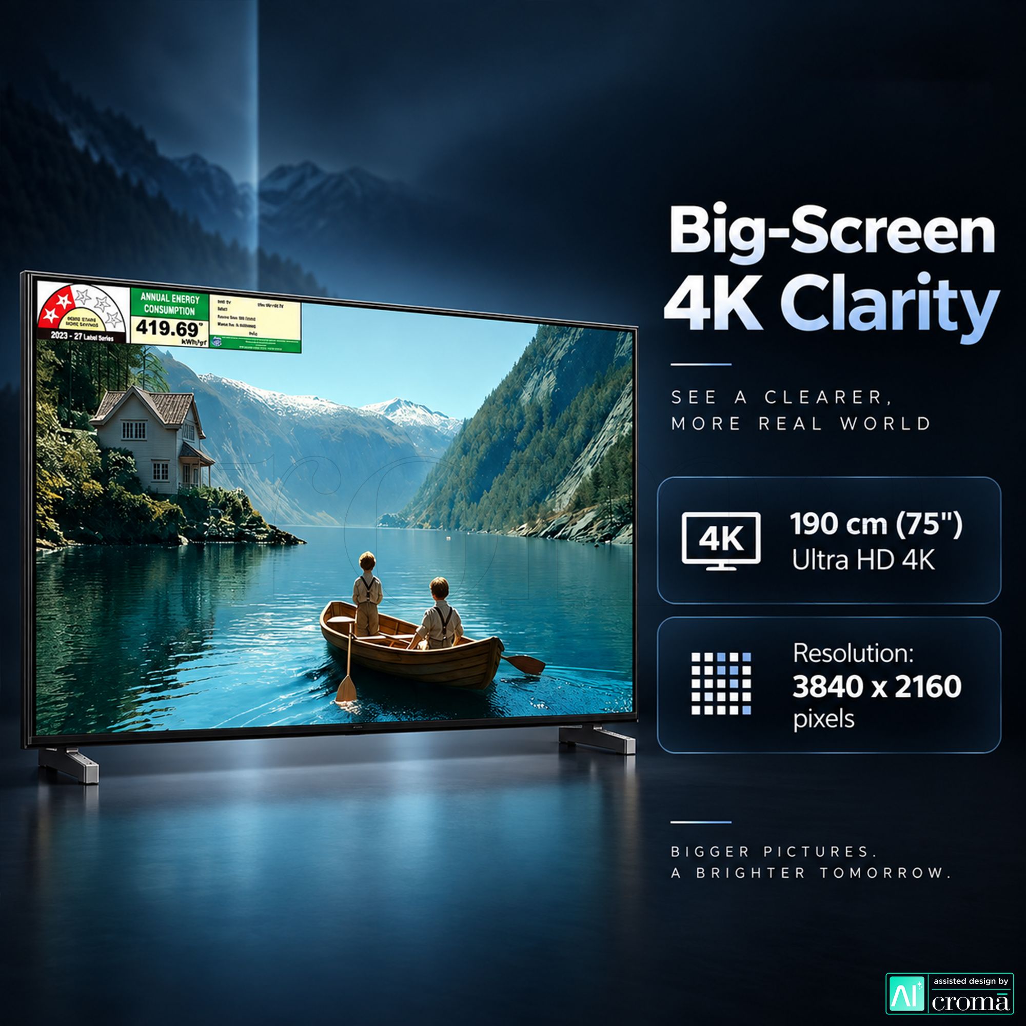 SONY BRAVIA 3 II 190 cm (75 inch) 2 Star LED 4K Ultra HD Smart Google TV with Voice Assistant (2026 model) SONY BRAVIA 3 II 190 cm (75 inch) 2 Star LED 4K Ultra HD Smart Google TV with Voice Assistant (2026 model)_4