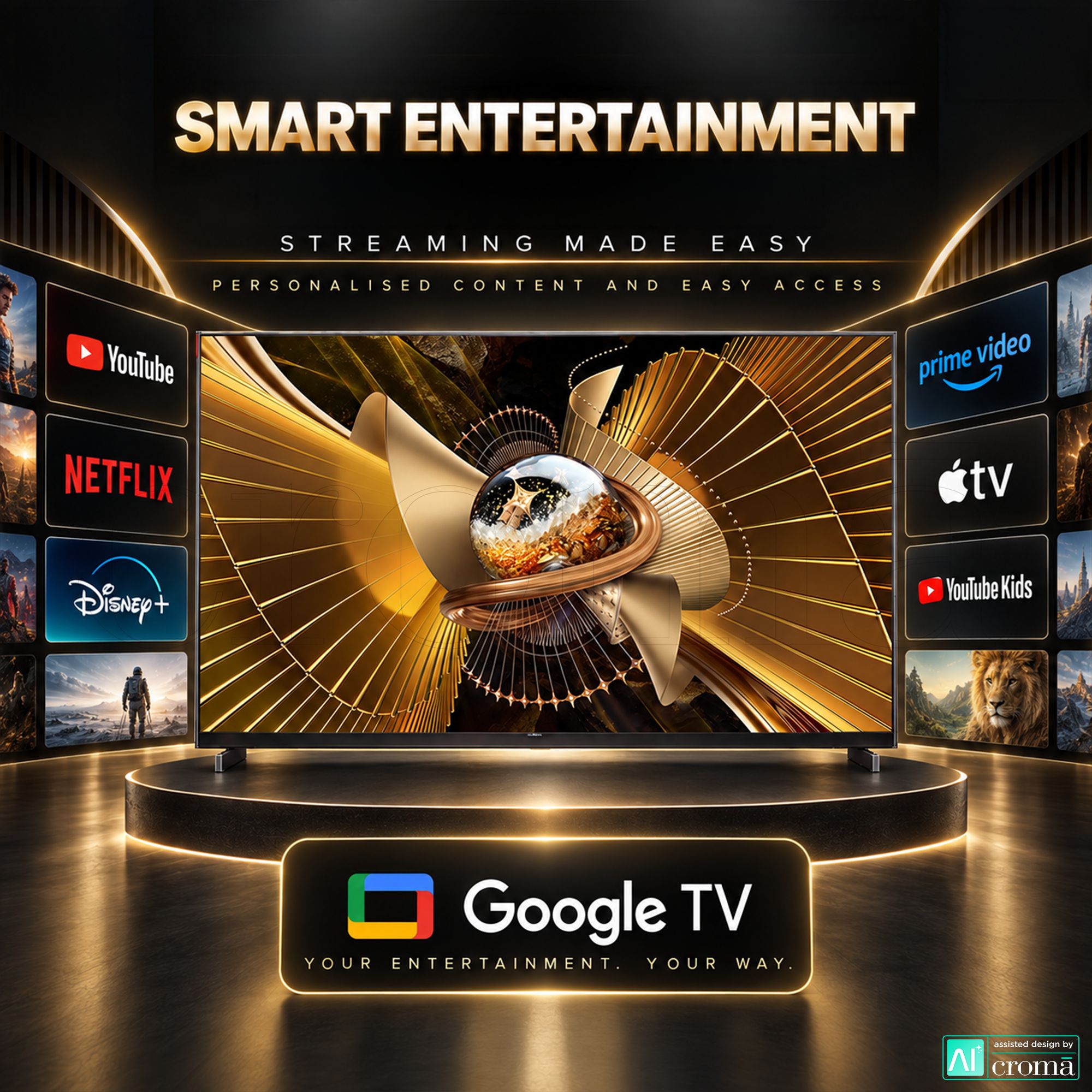 TCL X series 215.9 cm (85 inch) 1 Star SQD-Mini LED 4K Super Ultra HD Smart Google TV with Google Voice Assistant (2026 Model) TCL X series 215.9 cm (85 inch) 1 Star SQD-Mini LED 4K Super Ultra HD Smart Google TV with Google Voice Assistant (2026 Model)_5