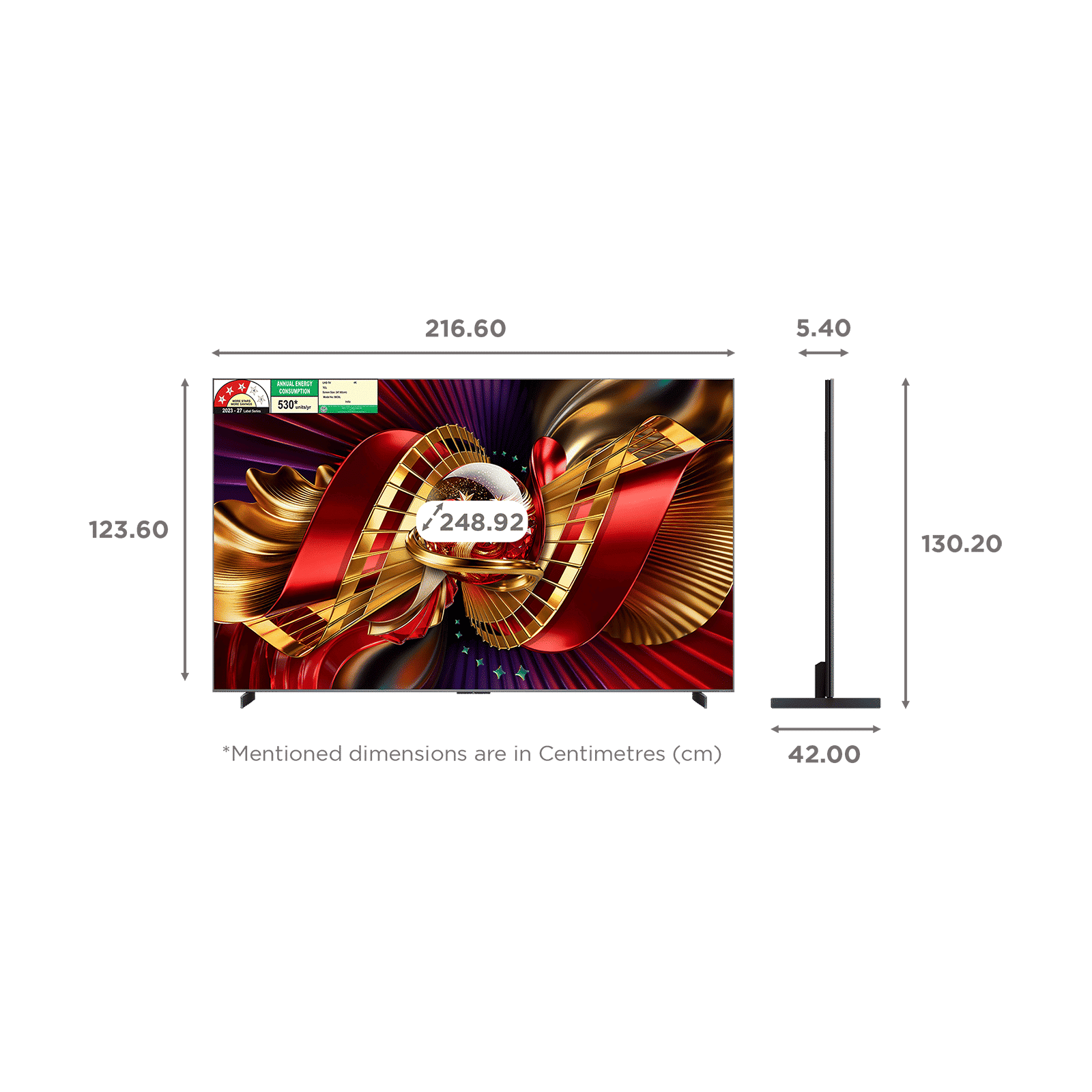 TCL C series 248.92 cm (98 inch) 3 Star SQD-Mini LED 4K Super Ultra HD Smart Google TV with Google Voice Assistant (2026 Model) TCL C series 248.92 cm (98 inch) 3 Star SQD-Mini LED 4K Super Ultra HD Smart Google TV with Google Voice Assistant (2026 Model)_18
