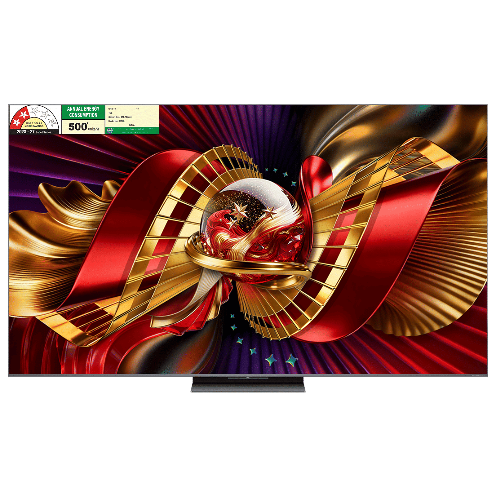 TCL C series 215.9 cm (85 inch) 2 Star SQD-Mini LED 4K Super Ultra HD Smart Google TV with Google Voice Assistant (2026 Model) TCL C series 215.9 cm (85 inch) 2 Star SQD-Mini LED 4K Super Ultra HD Smart Google TV with Google Voice Assistant (2026 Model)_1