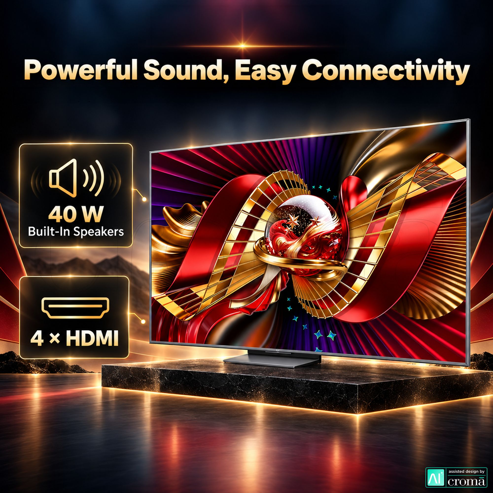 TCL C series 215.9 cm (85 inch) 2 Star SQD-Mini LED 4K Super Ultra HD Smart Google TV with Google Voice Assistant (2026 Model) TCL C series 215.9 cm (85 inch) 2 Star SQD-Mini LED 4K Super Ultra HD Smart Google TV with Google Voice Assistant (2026 Model)_6