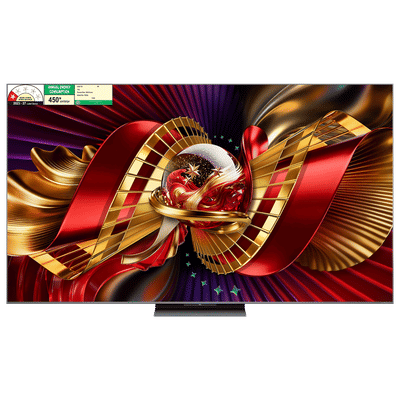TCL C series 190.5 cm (75 inch) 1 Star SQD-Mini LED 4K Super Ultra HD Smart Google TV with Google Voice Assistant (2026 Model)