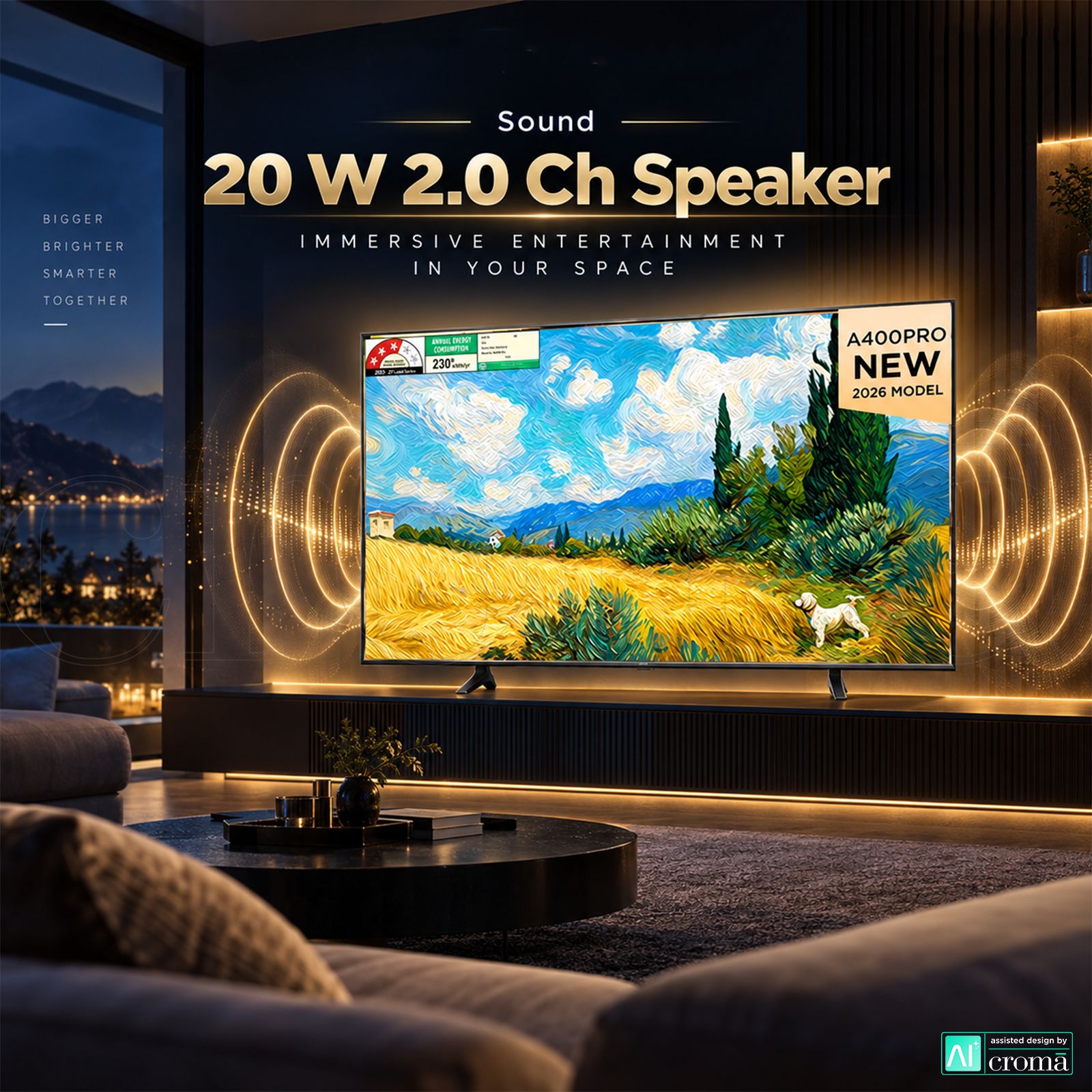 TCL A series 165.1 cm (65 inch) 3 Star QD-Mini LED 4K Super Ultra HD Smart Google TV with Google Voice Assistant (2026 Model) TCL A series 165.1 cm (65 inch) 3 Star QD-Mini LED 4K Super Ultra HD Smart Google TV with Google Voice Assistant (2026 Model)_5