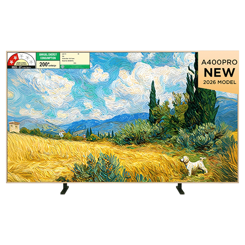 TCL A series 139.7 cm (55 inch) 2 Star QD-Mini LED 4K Super Ultra HD Smart Google TV with Google Voice Assistant (2026 Model) TCL A series 139.7 cm (55 inch) 2 Star QD-Mini LED 4K Super Ultra HD Smart Google TV with Google Voice Assistant (2026 Model)_1