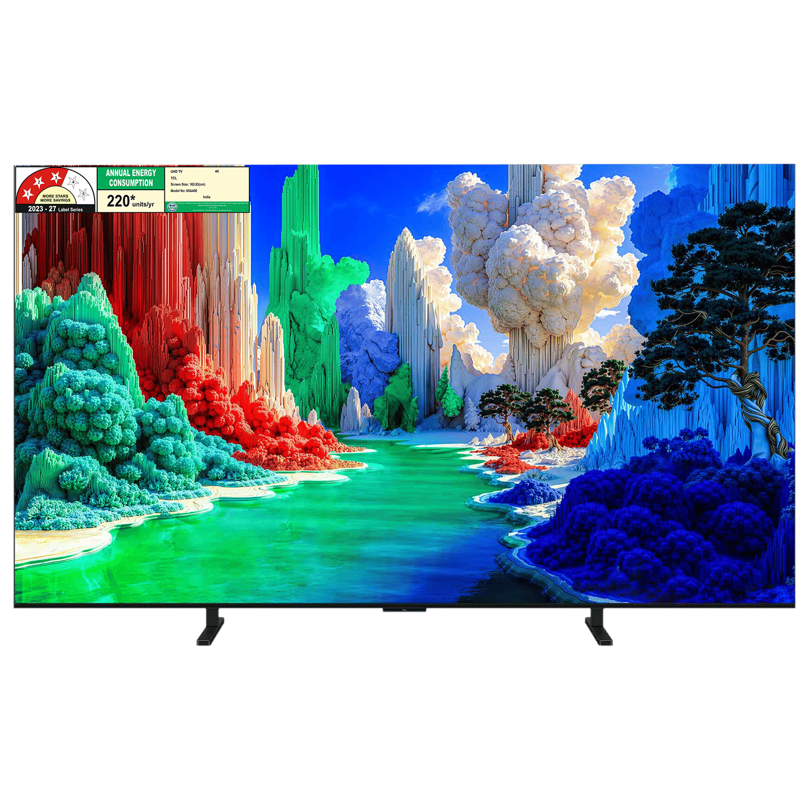 TCL P series 165.1 cm (65 inch) 3 Star QLED 4K Super Ultra HD Smart Google TV with Google Voice Assistant (2026 Model)_1