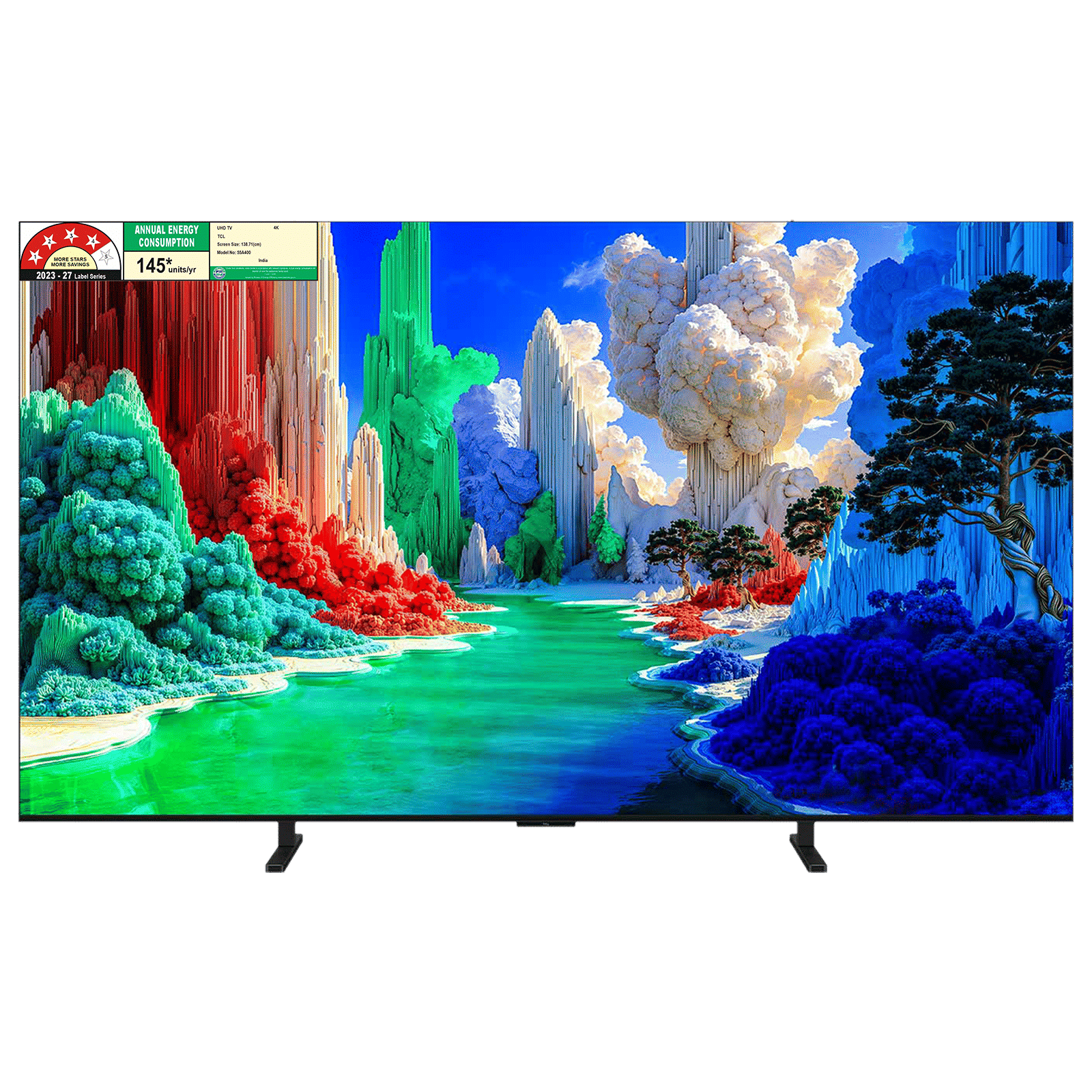 TCL P series 139.7 cm (55 inch) 4 Star QLED 4K Super Ultra HD Smart Google TV with Google Voice Assistant (2026 Model)_1