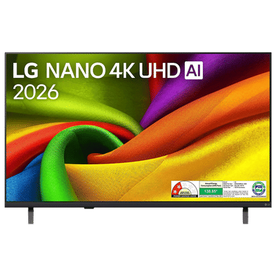 LG NU870B 109.22 cm (43 inch) 2 Star Nano Cell 4K Ultra HD Smart WebOS TV with Intelligent Voice Recognition (2026 model)
