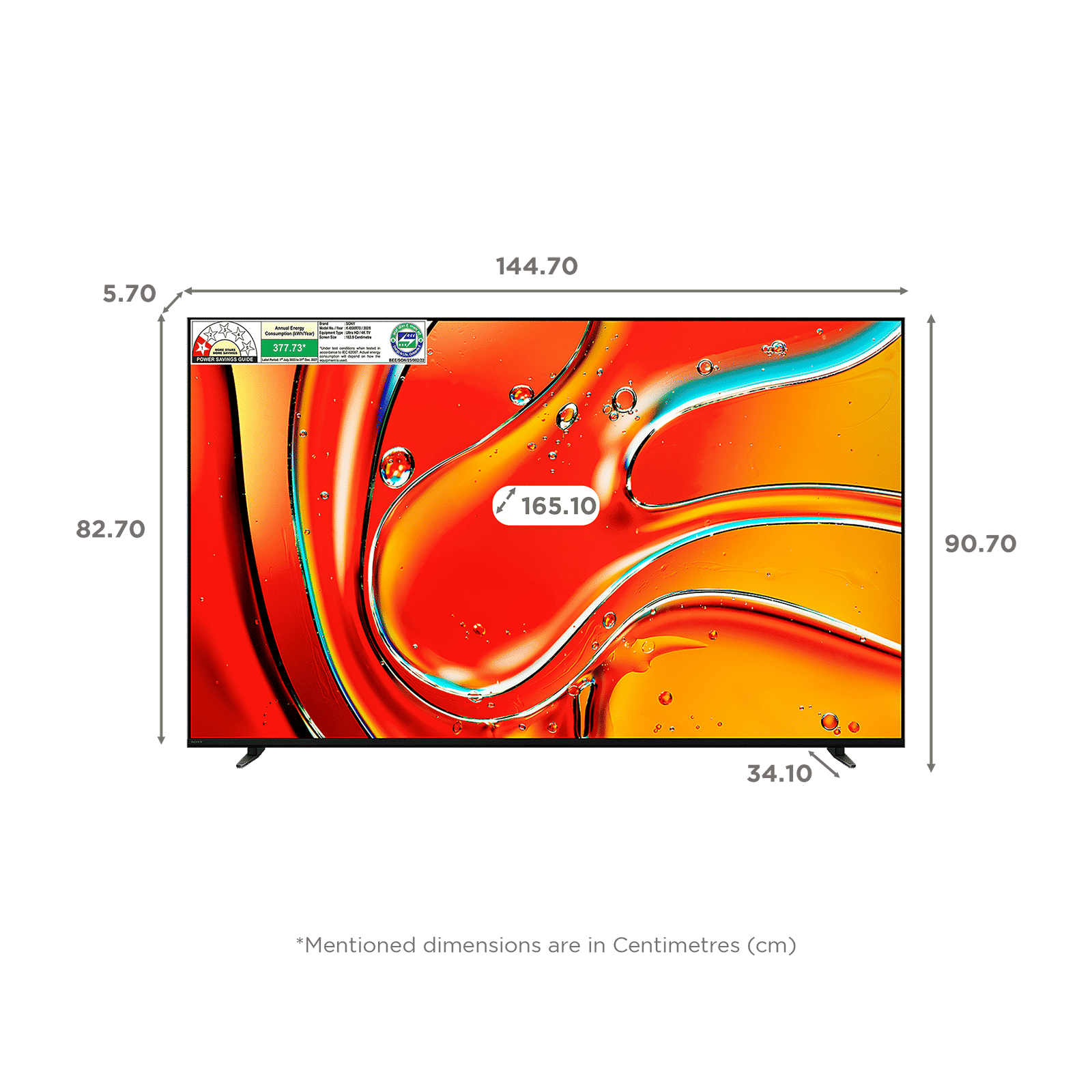 SONY BRAVIA 7II 165.1 cm (65 inch) 1 Star LED 4K Ultra HD Smart Google TV with Voice Assistant (2026 model) SONY BRAVIA 7II 165.1 cm (65 inch) 1 Star LED 4K Ultra HD Smart Google TV with Voice Assistant (2026 model)_18