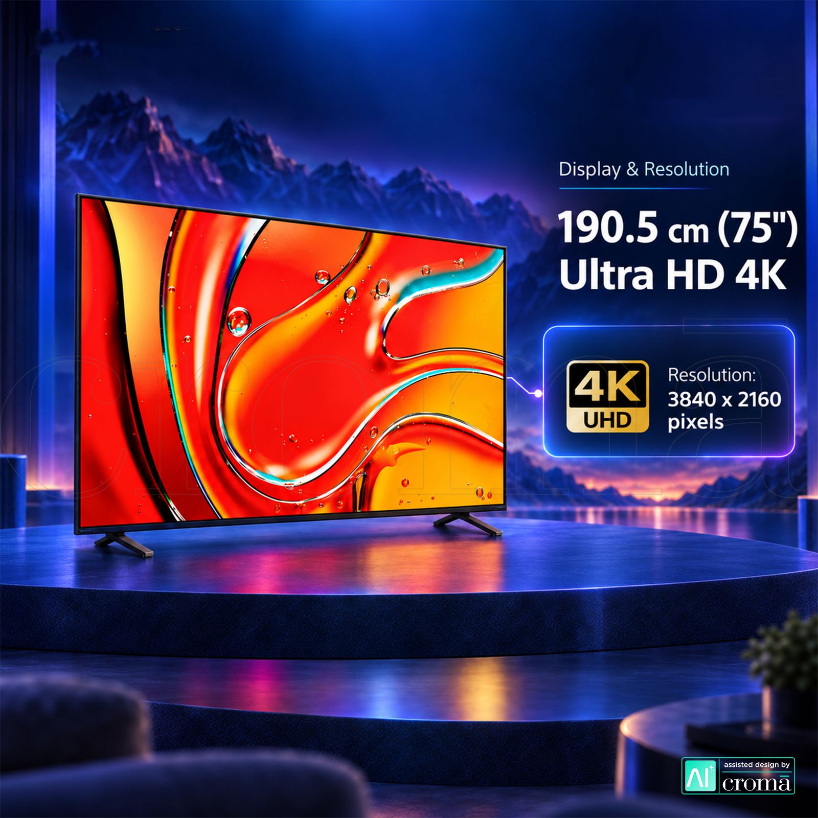 SONY BRAVIA 7II 190.5 cm (75 inch) 1 Star LED 4K Ultra HD Smart Google TV with Voice Assistant (2026 model) SONY BRAVIA 7II 190.5 cm (75 inch) 1 Star LED 4K Ultra HD Smart Google TV with Voice Assistant (2026 model)_4