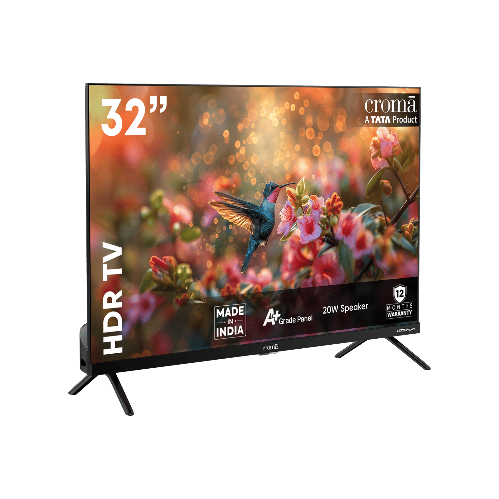 Croma 80 cm (32 inch) 1 Star HD Ready LED TV with Bezel Less Display (2026 model) Croma 80 cm (32 inch) 1 Star HD Ready LED TV with Bezel Less Display (2026 model)_3