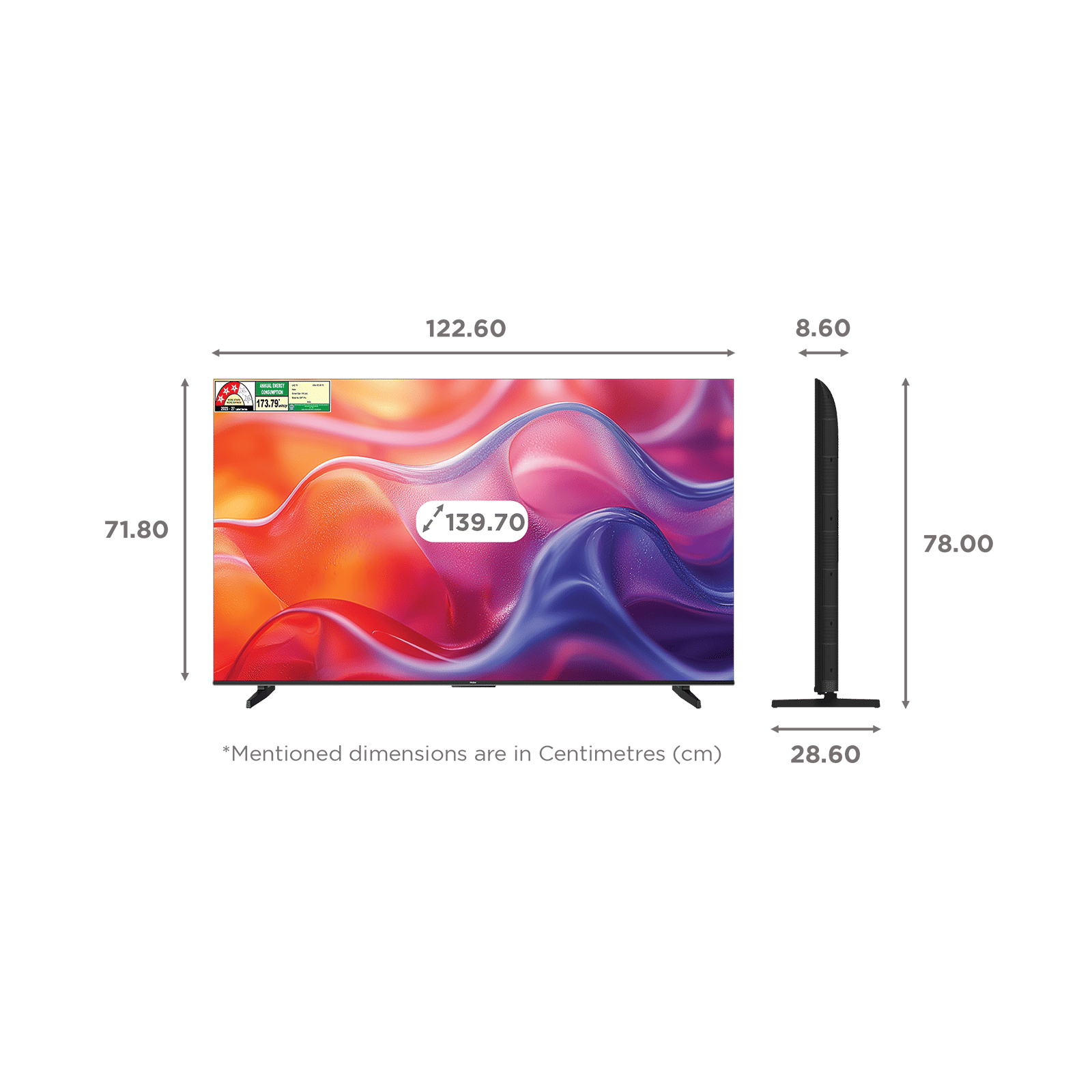Haier P7 PRO 139.7 cm (55 inch) 3 Star 4K Ultra HD QLED Smart Google TV with Google Voice Assistant (2026 model) Haier P7 PRO 139.7 cm (55 inch) 3 Star 4K Ultra HD QLED Smart Google TV with Google Voice Assistant (2026 model)_2