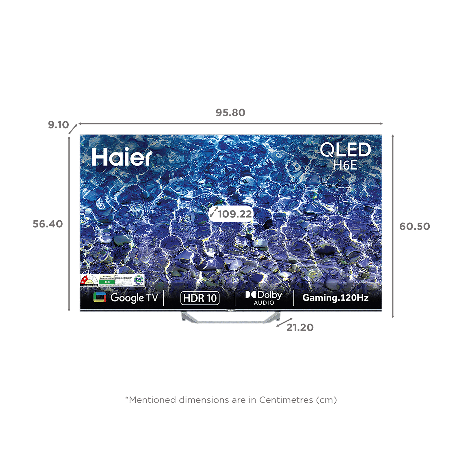 Haier S80F 109.22 cm (43 inch) 2 Star 4K Ultra HD QLED Smart Google TV with Google Voice Assistant (2025 model)_2