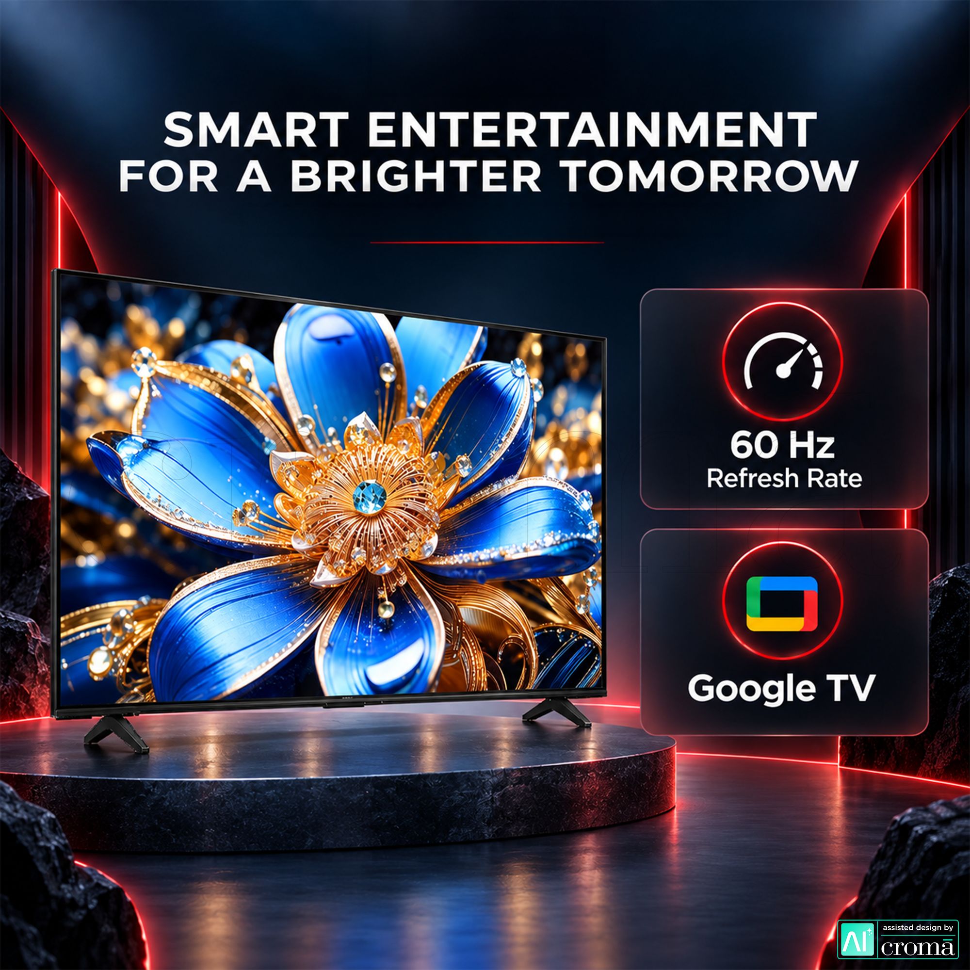TCL T series 109.2 cm (43 inch) 2 Star QLED 4K Super Ultra HD Smart Google TV with Google Voice Assistant (2026) TCL T series 109.2 cm (43 inch) 2 Star QLED 4K Super Ultra HD Smart Google TV with Google Voice Assistant (2026)_6