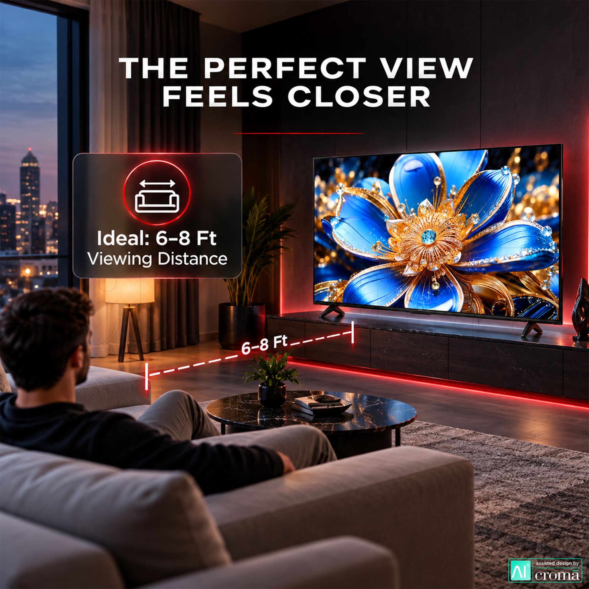 TCL T series 109.2 cm (43 inch) 2 Star QLED 4K Super Ultra HD Smart Google TV with Google Voice Assistant (2026) TCL T series 109.2 cm (43 inch) 2 Star QLED 4K Super Ultra HD Smart Google TV with Google Voice Assistant (2026)_8