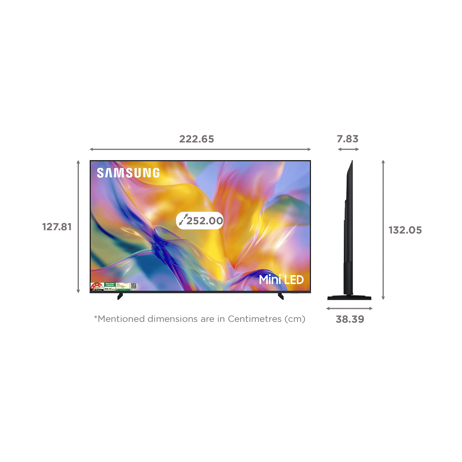 Samsung M90H 252 cm (100 inch) 4 Star Mini LED 4K Ultra HD Smart Tizen TV with AI Sound Controller (2026 model)_10
