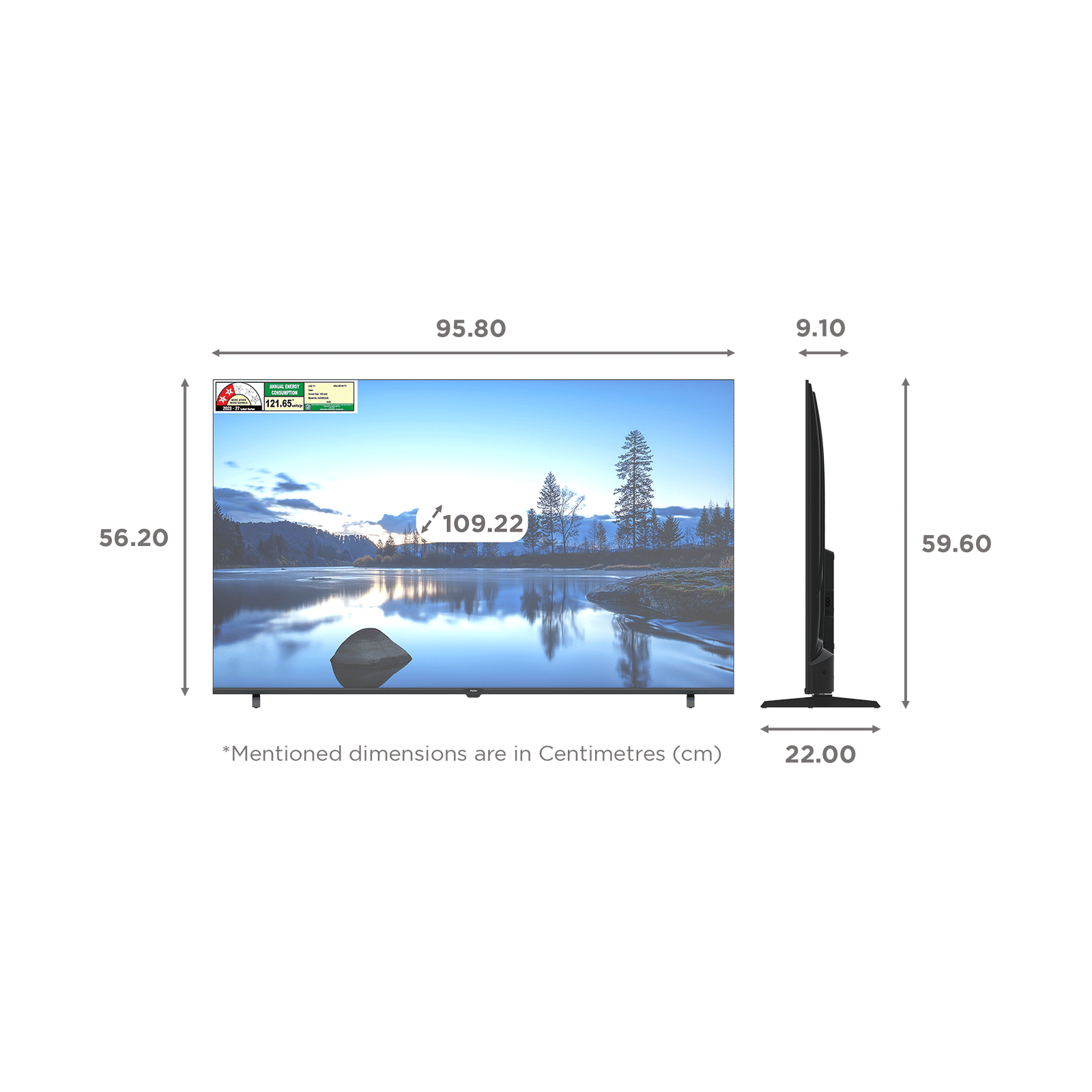 Haier K85GUX 109.22 cm (43 inch) 2 Star QLED 4K Ultra HD Smart Google TV with Google Voice Assistant (2026 model) Haier K85GUX 109.22 cm (43 inch) 2 Star QLED 4K Ultra HD Smart Google TV with Google Voice Assistant (2026 model)_2