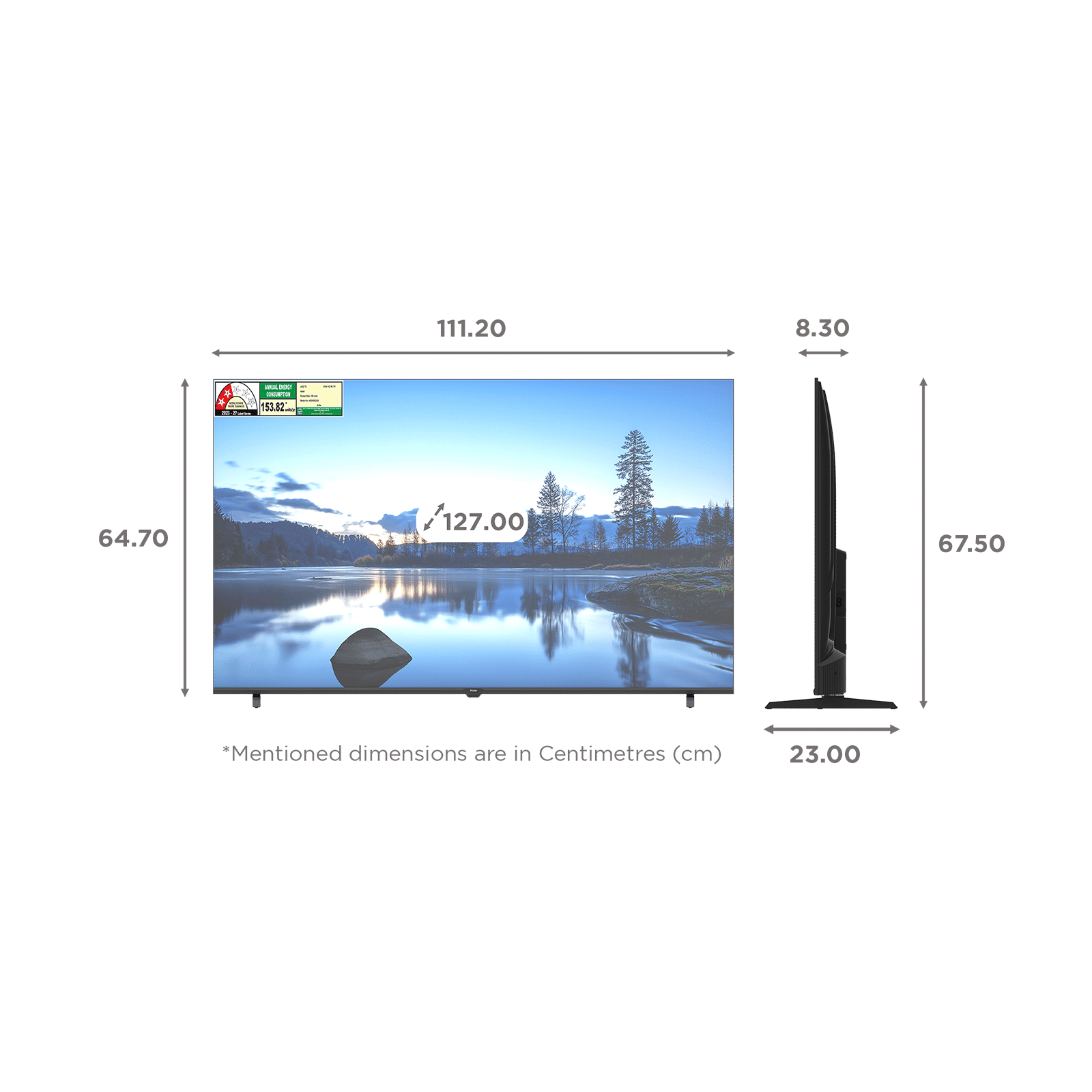 Haier K85GUX 127 cm (50 inch) 2 Star QLED 4K Ultra HD Smart Google TV with Google Voice Assistant (2026 model) Haier K85GUX 127 cm (50 inch) 2 Star QLED 4K Ultra HD Smart Google TV with Google Voice Assistant (2026 model)_2
